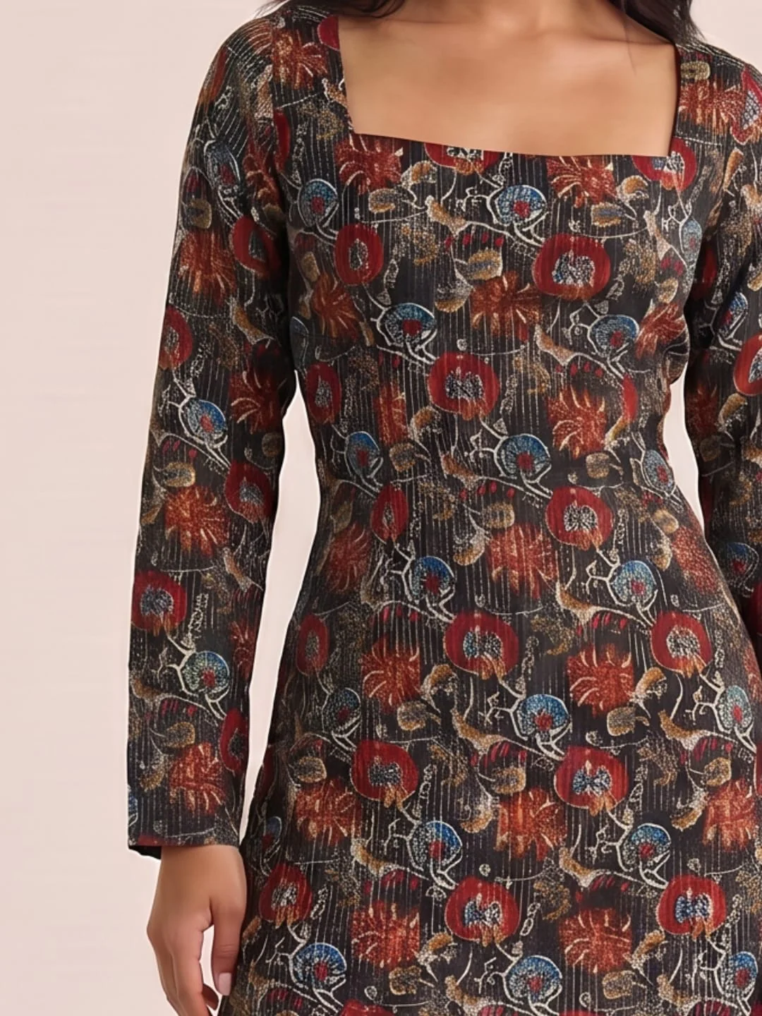 Radhika Sleeved Corset Kurti - Image 4