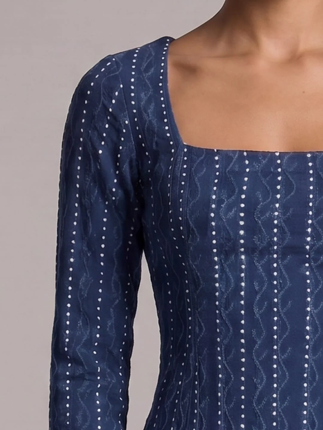 Mehek Sleeved Corset Kurti - Image 4