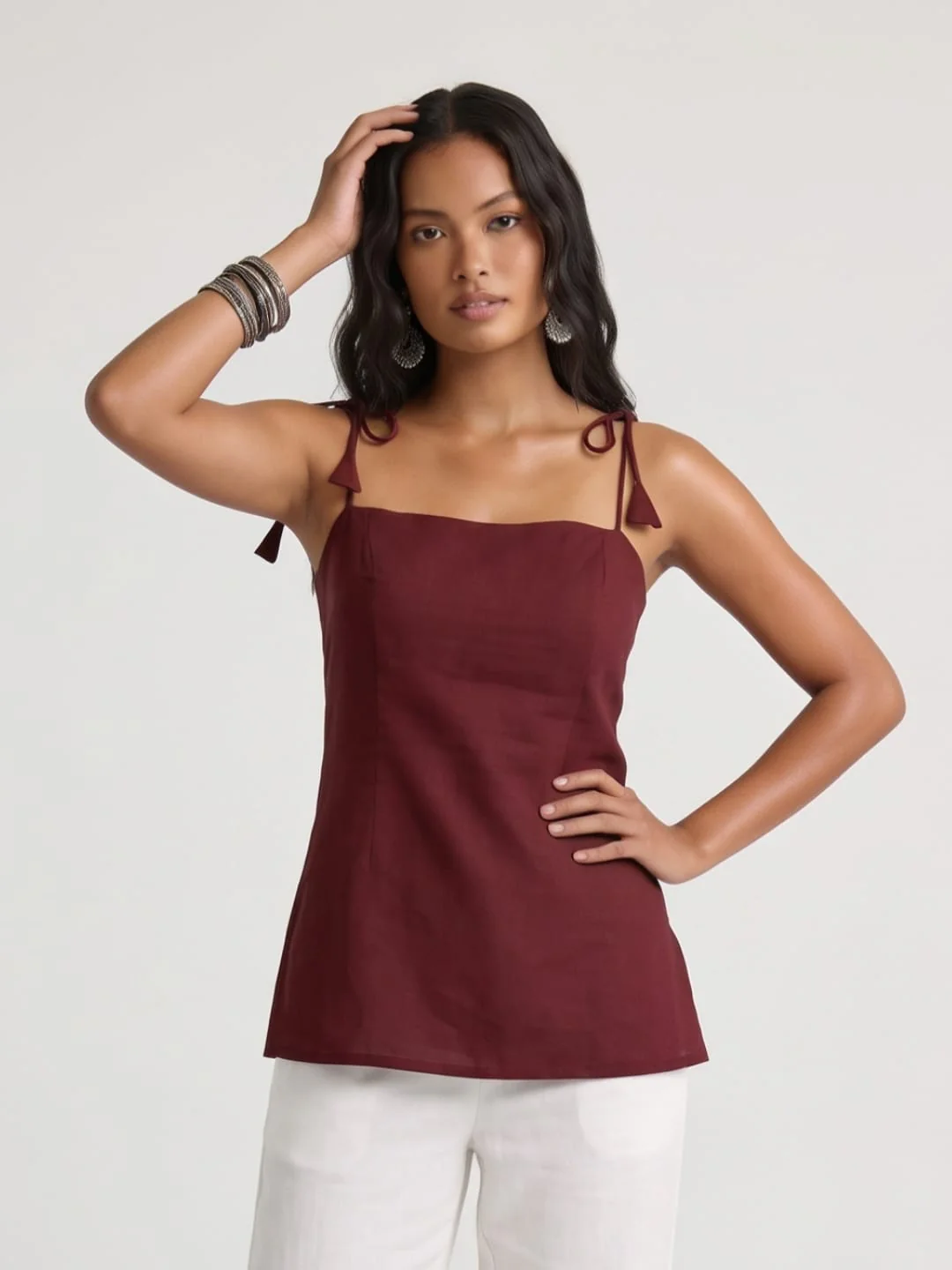Akira Tie Up Shoulder Kurti
