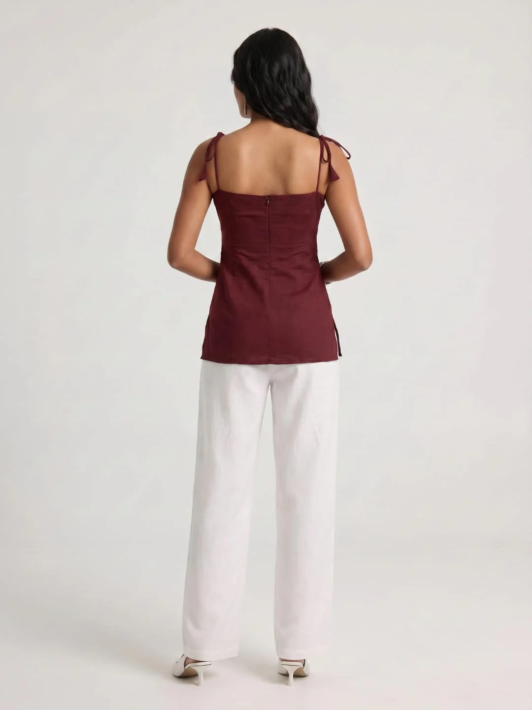 Akira Tie Up Shoulder Kurti - Image 2