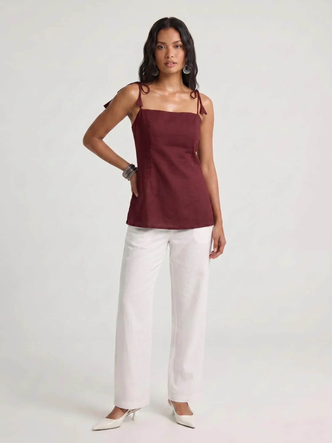 Akira Tie Up Shoulder Kurti - Image 5