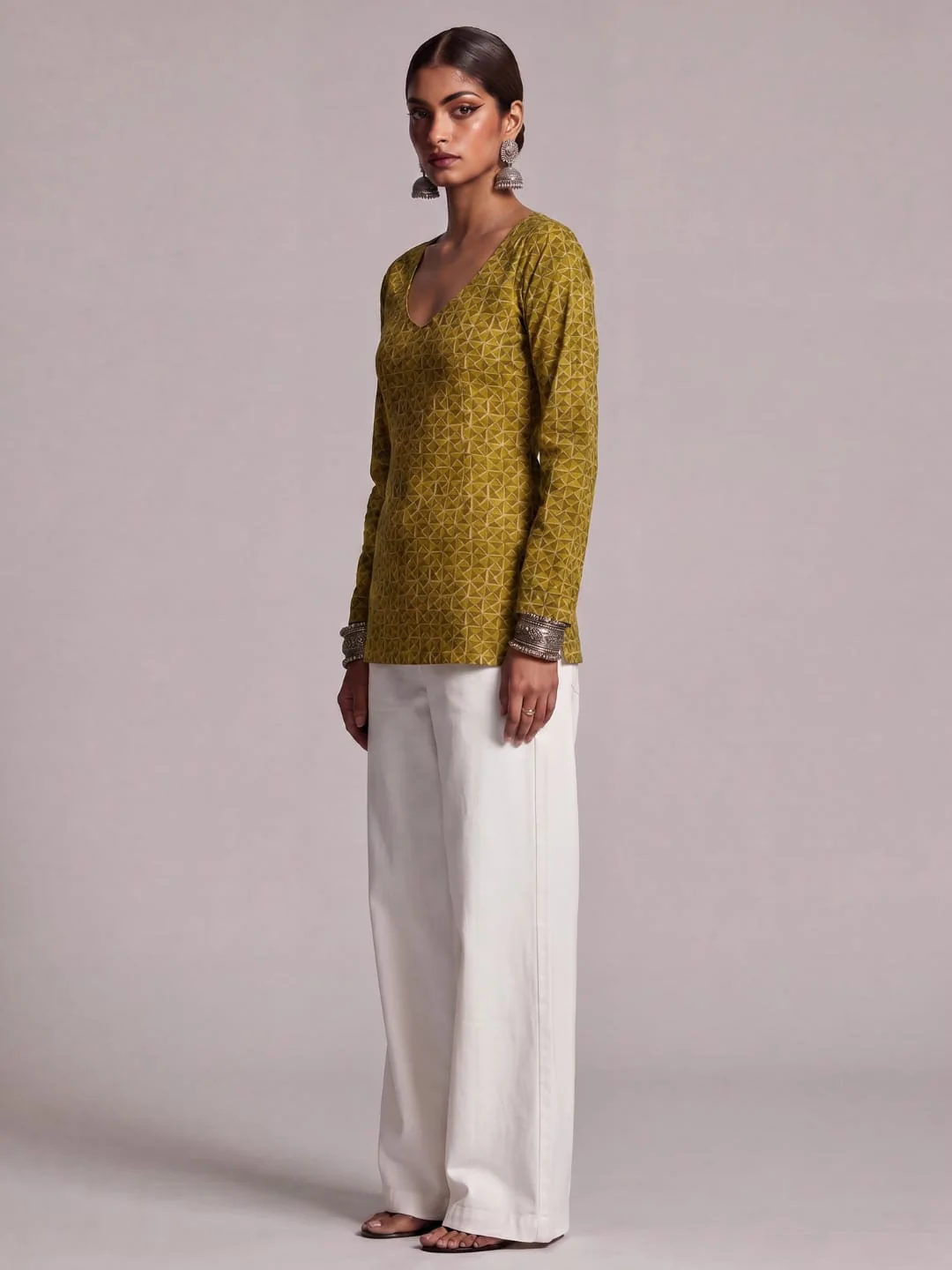 Alaya Sleeved Kurti - Image 3