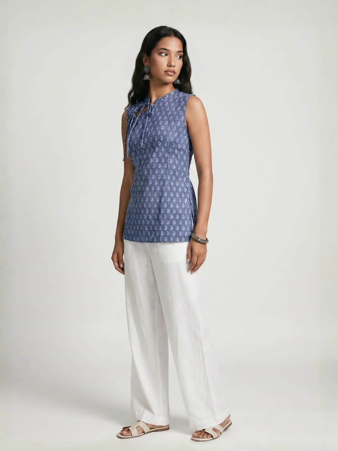 Alisha Tie-Neck Kurti - Image 3