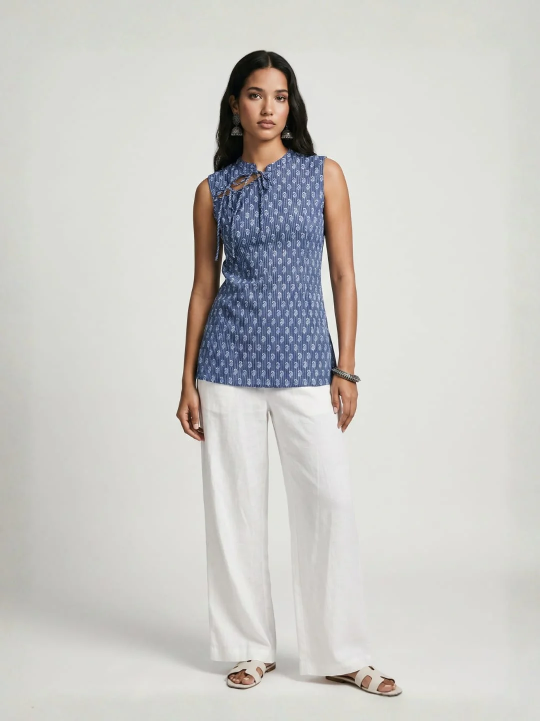 Alisha Tie-Neck Kurti - Image 5