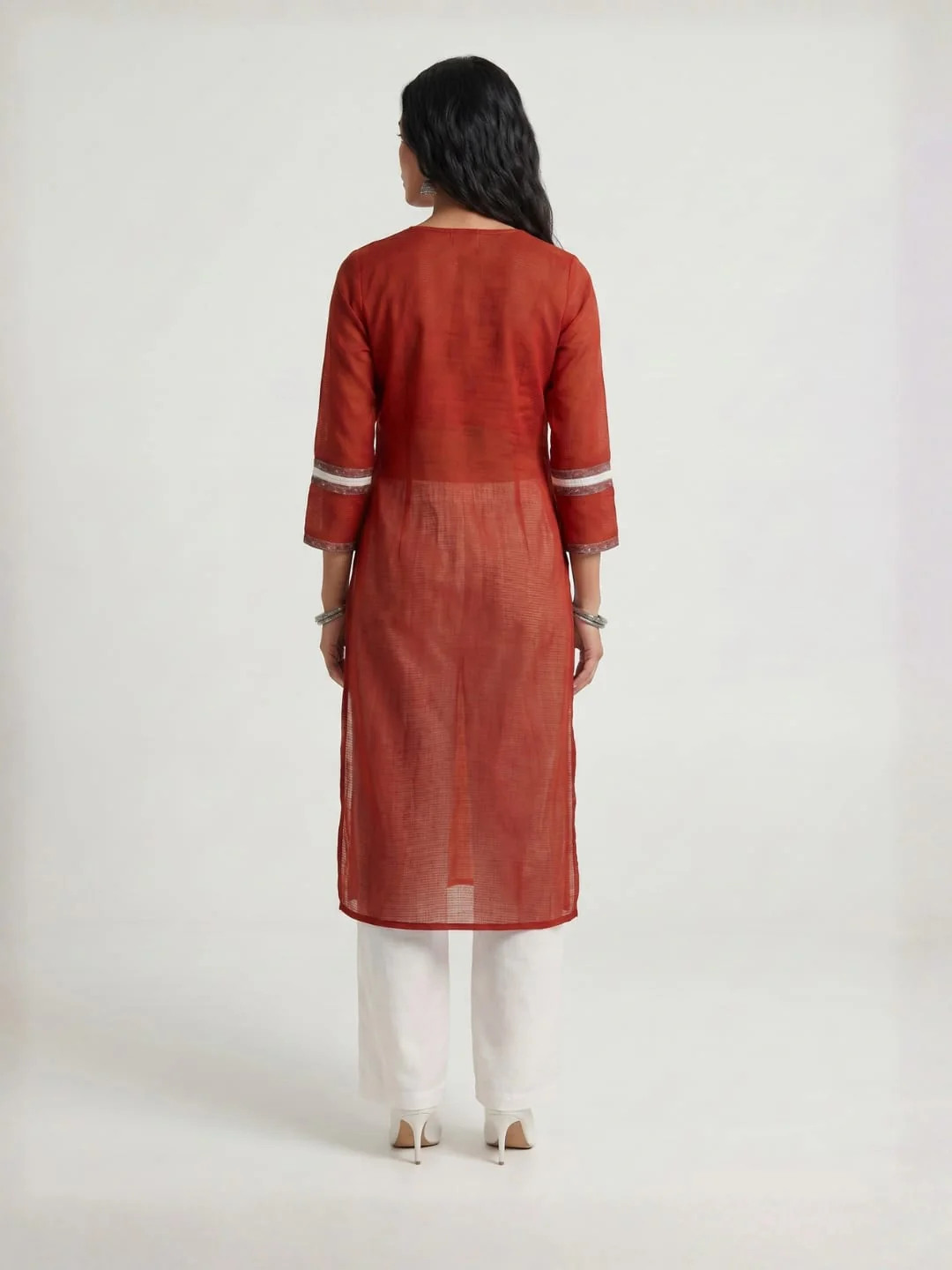 Alizeh Mul side Slit Kurti - Image 2