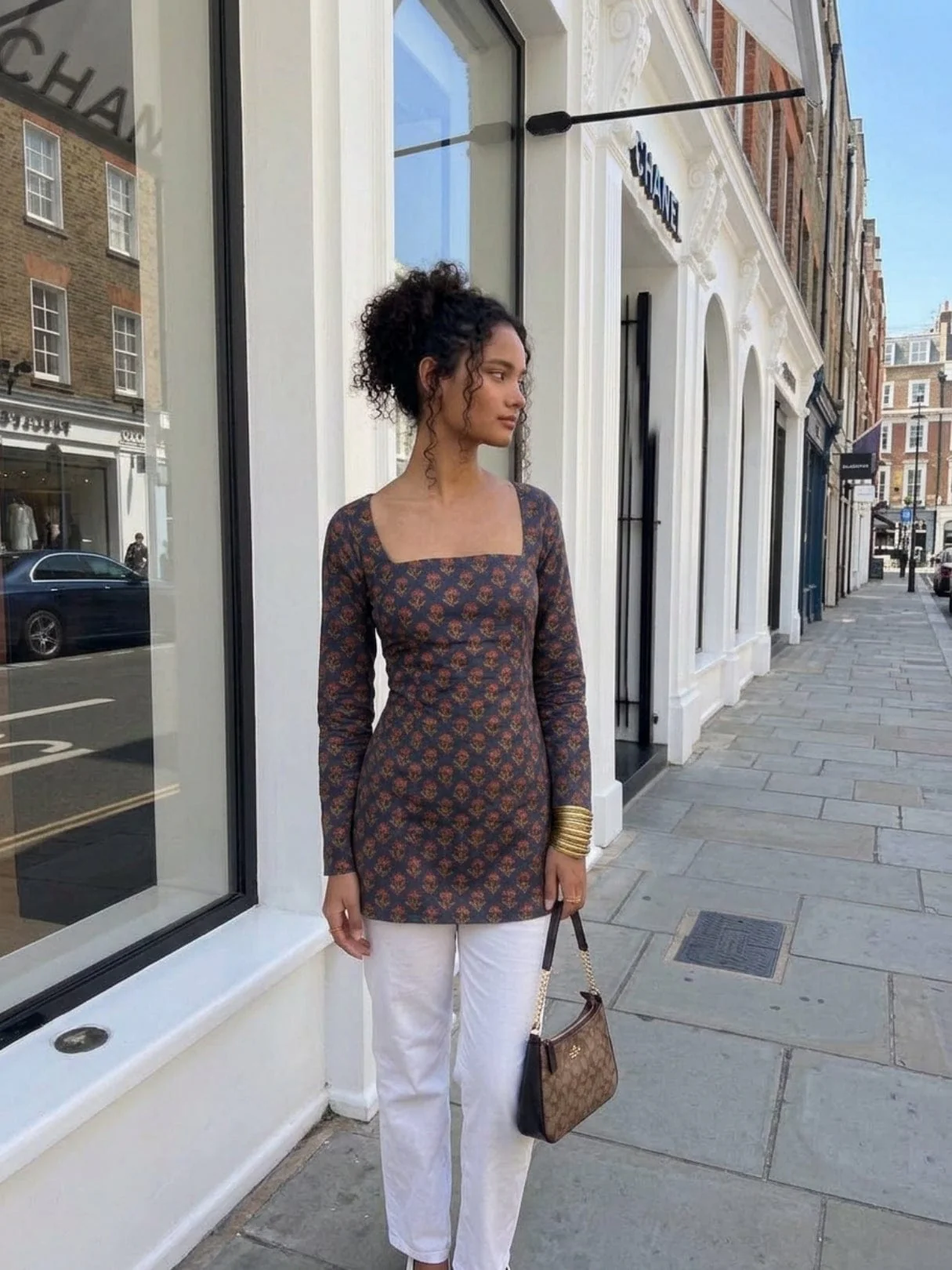 Amara Sleeved Corset Kurti - Image 3