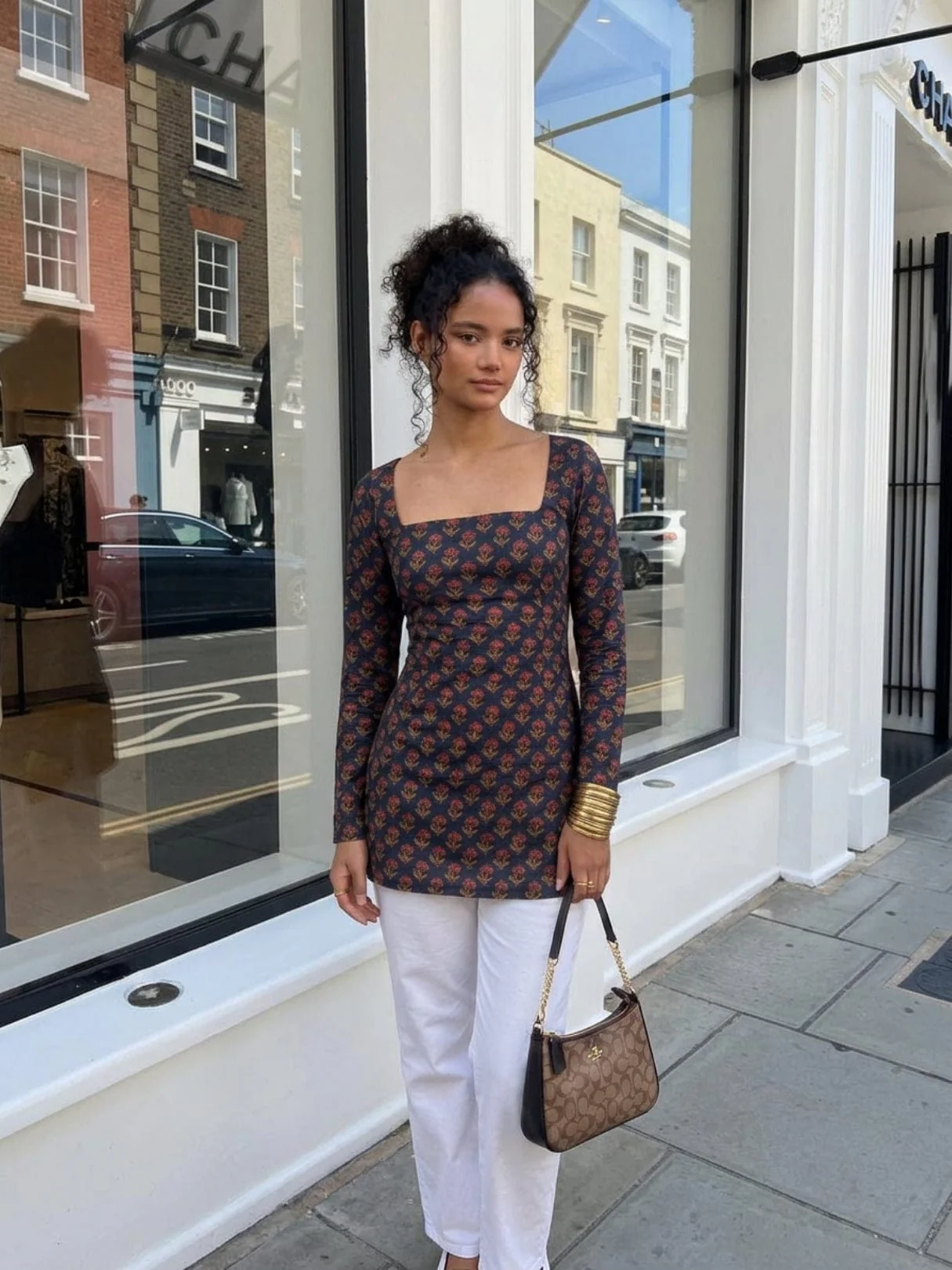 Amara Sleeved Corset Kurti - Image 4