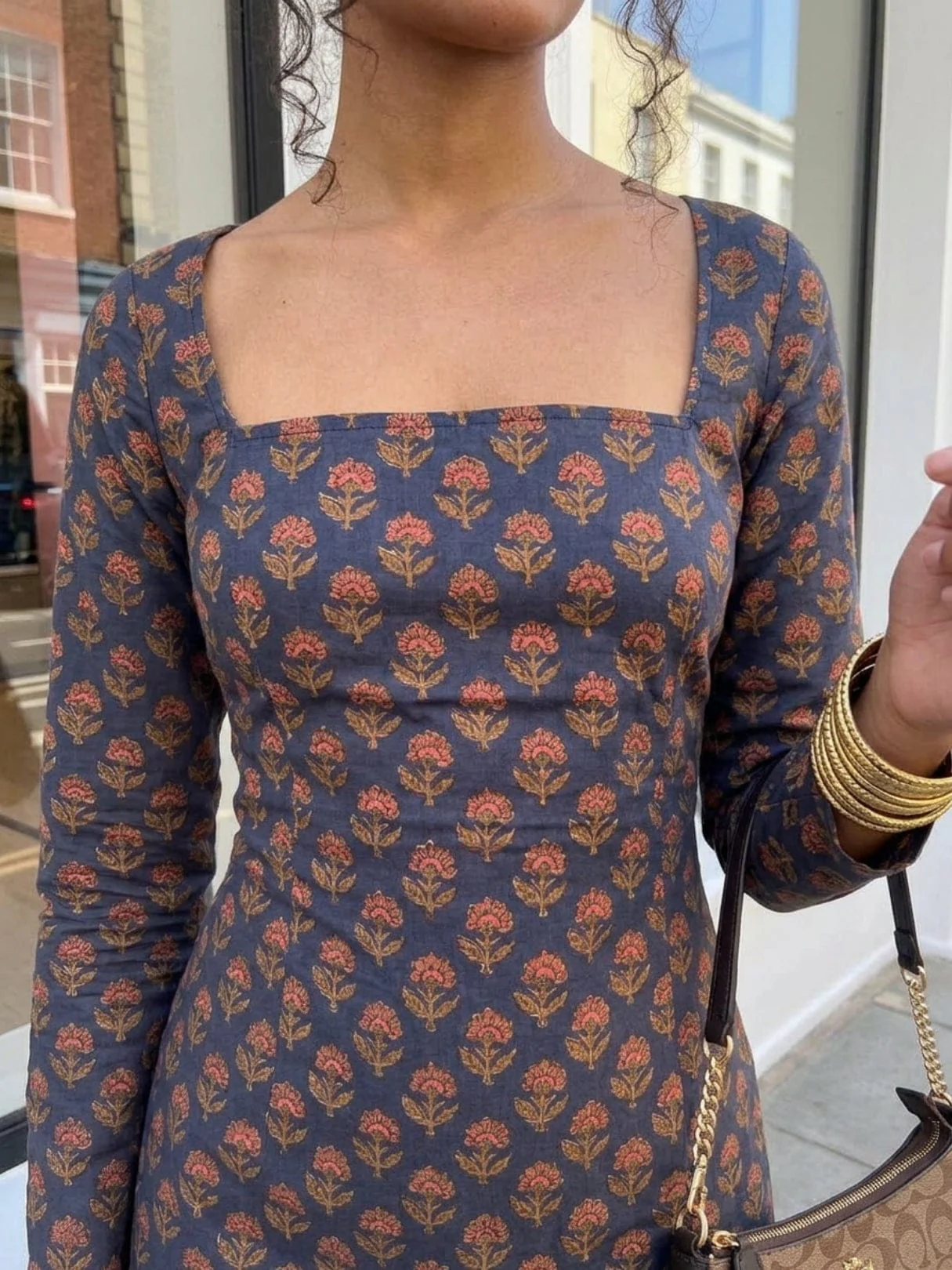 Amara Sleeved Corset Kurti - Image 5