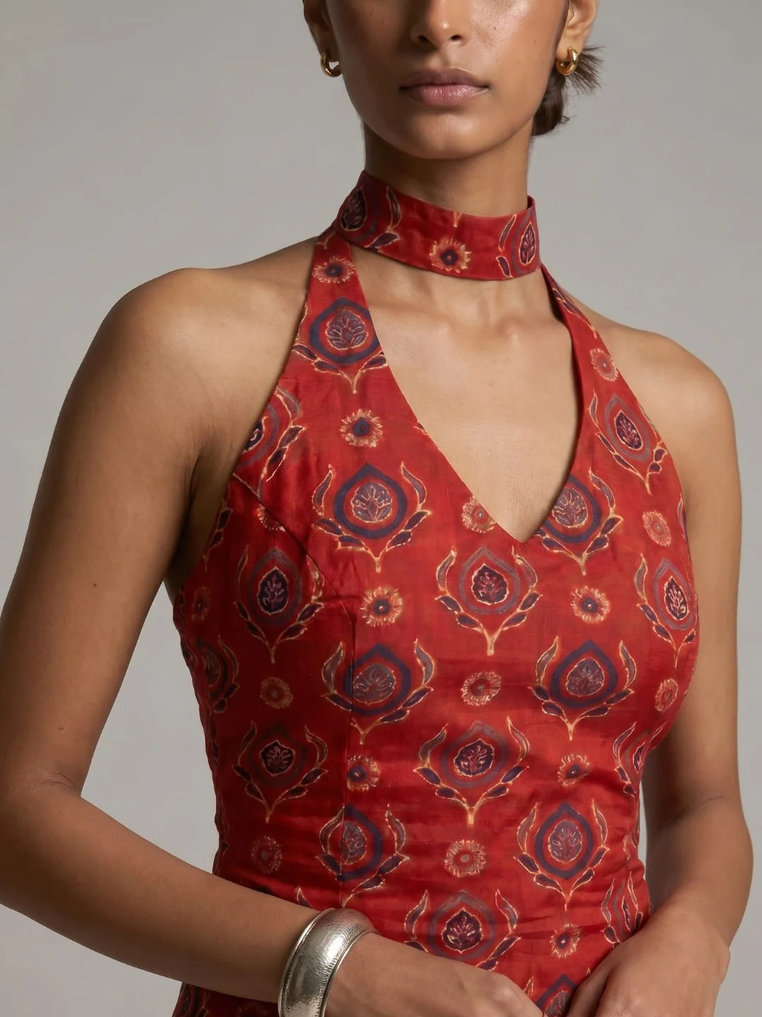 Ambar Keyhole Halterneck Kurti - Image 5