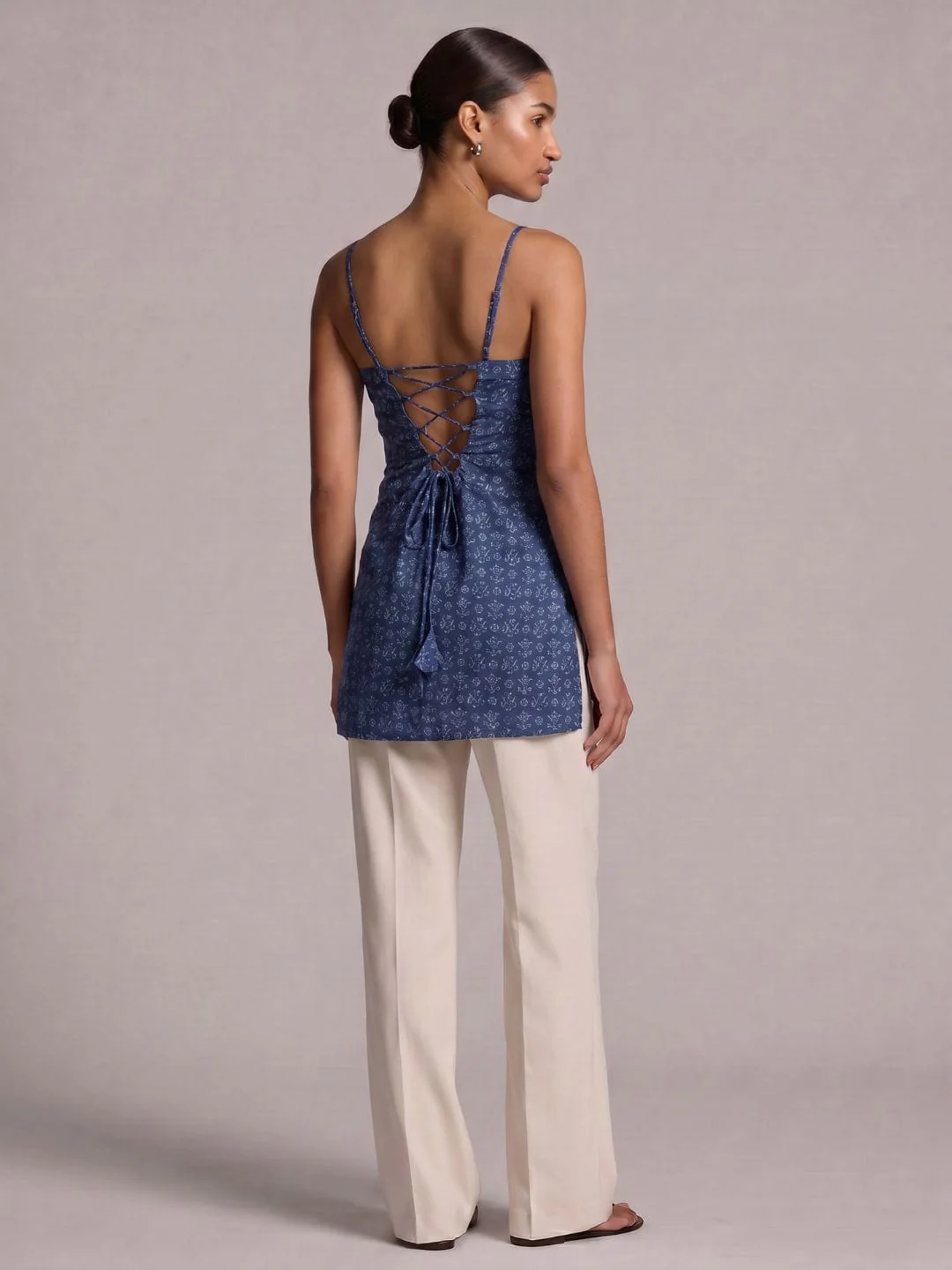 Arya Halterneck Corset Kurti - Image 2
