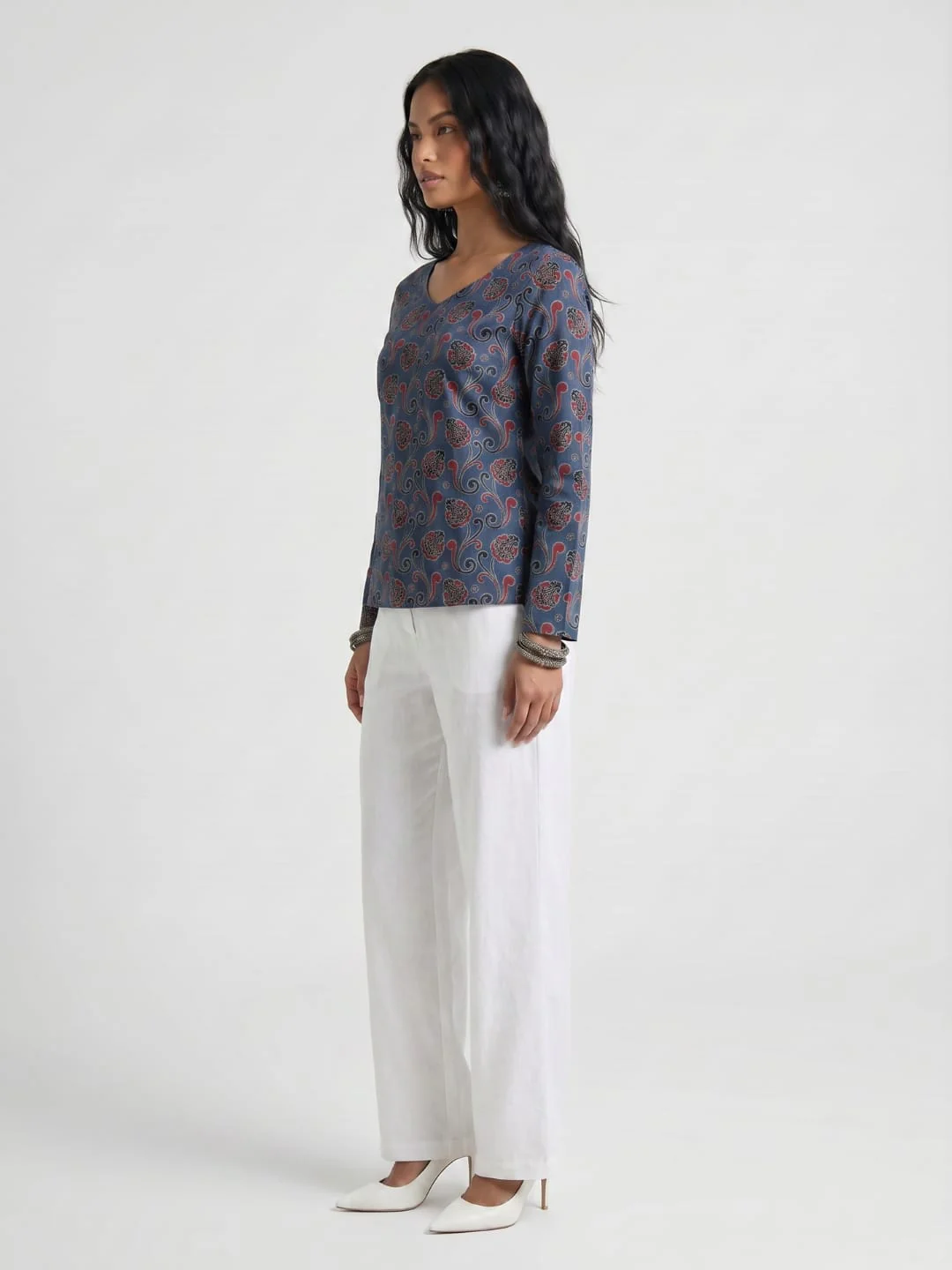 Asha Sleeved Modest Kurti - Image 3