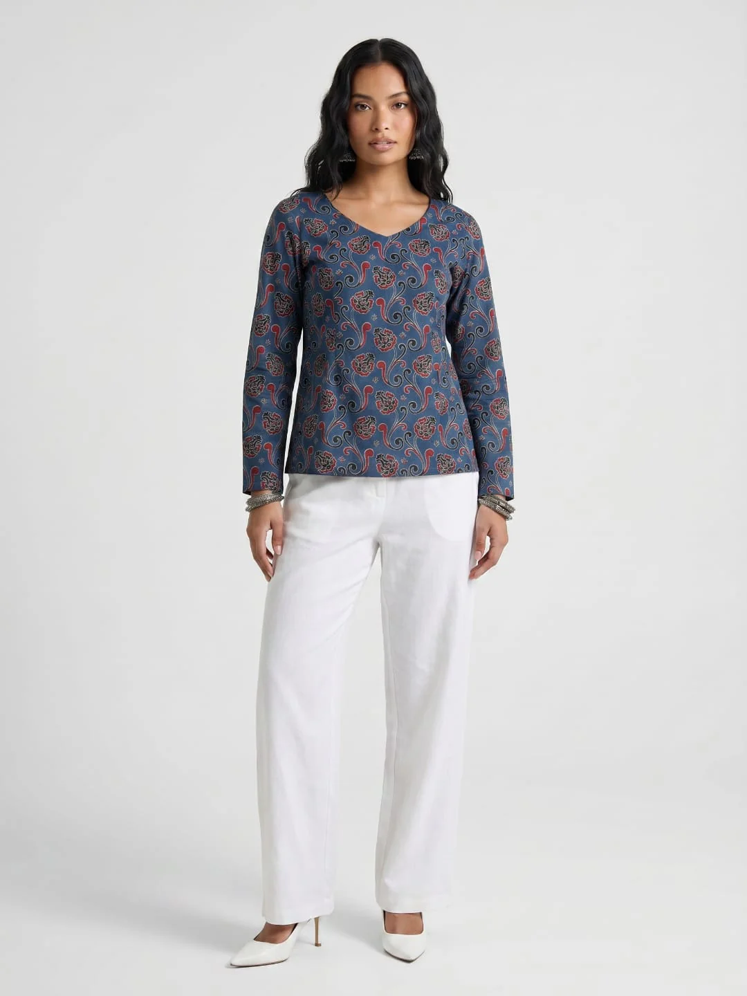 Asha Sleeved Modest Kurti - Image 4