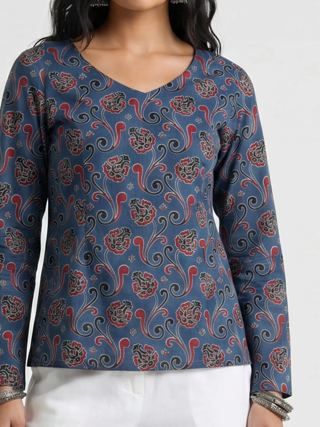 Asha Sleeved Modest Kurti - Image 5