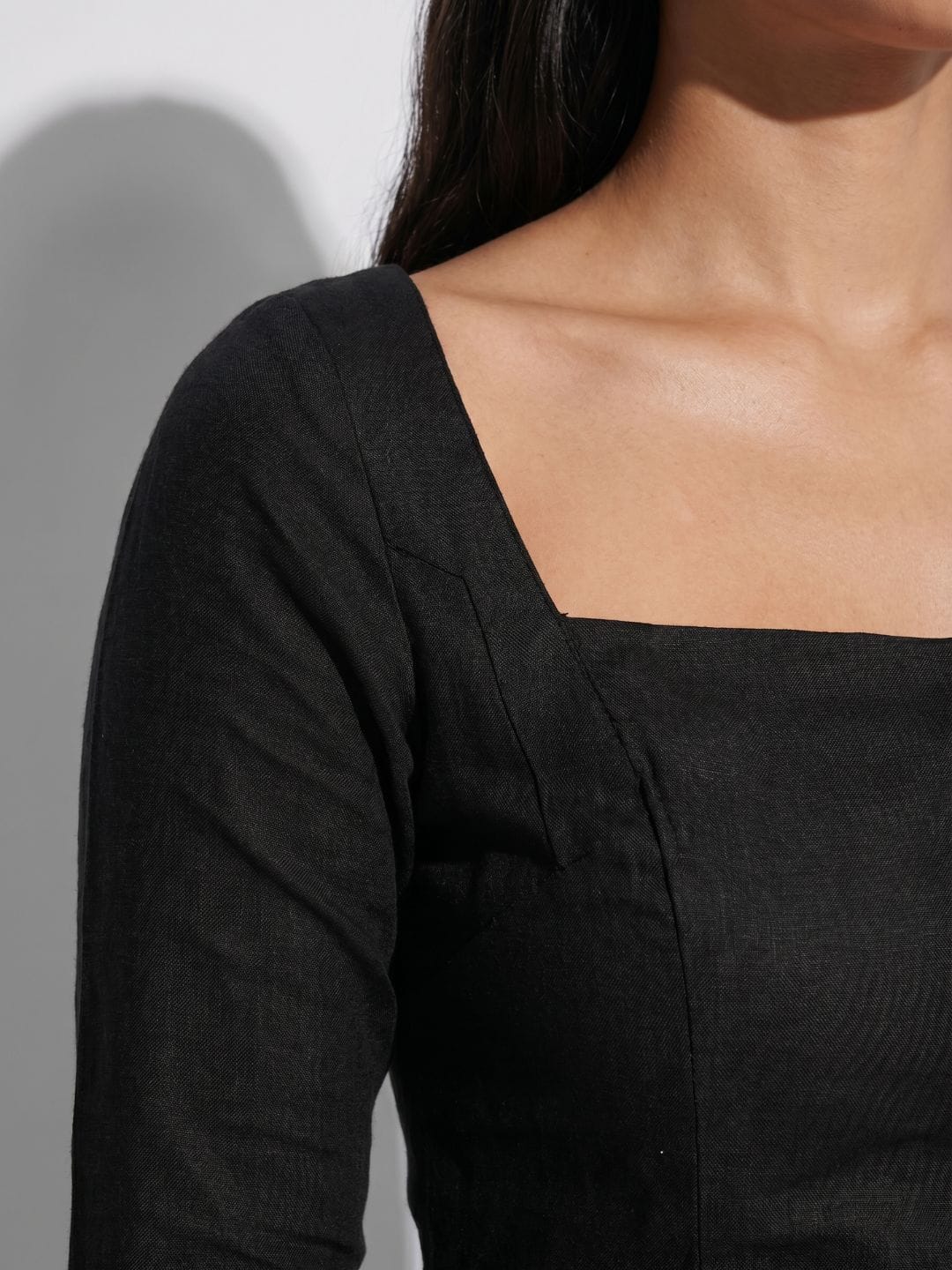 Baani Sleeved Corset Long Kurti - Image 4