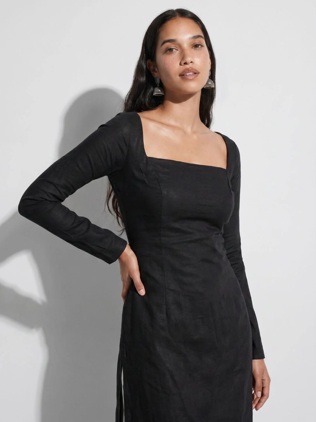 Baani Sleeved Corset Long Kurti - Image 5