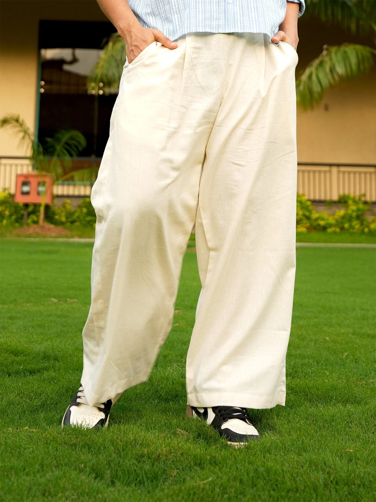 Beige Pajama Pants - Image 3