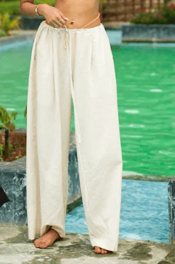 Beige Relaxed Pants - Image 3