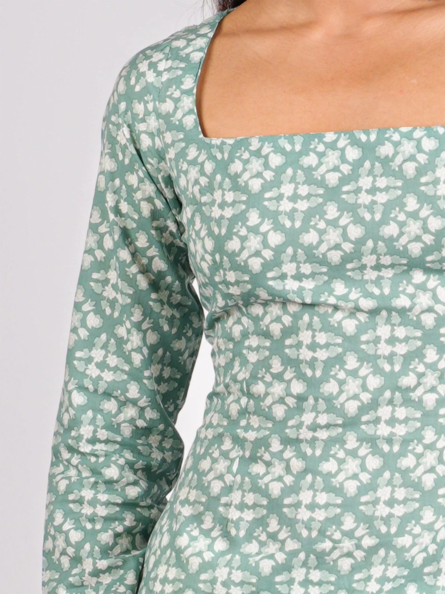 Chaya Sleeved Corset Kurti - Image 5