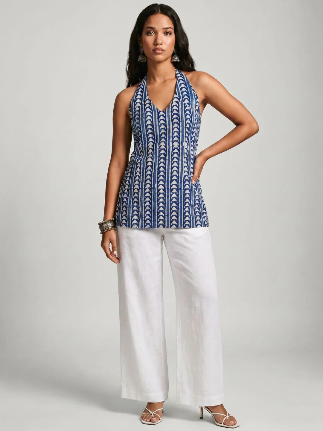 Dabu halter neck corset kurti - Image 5
