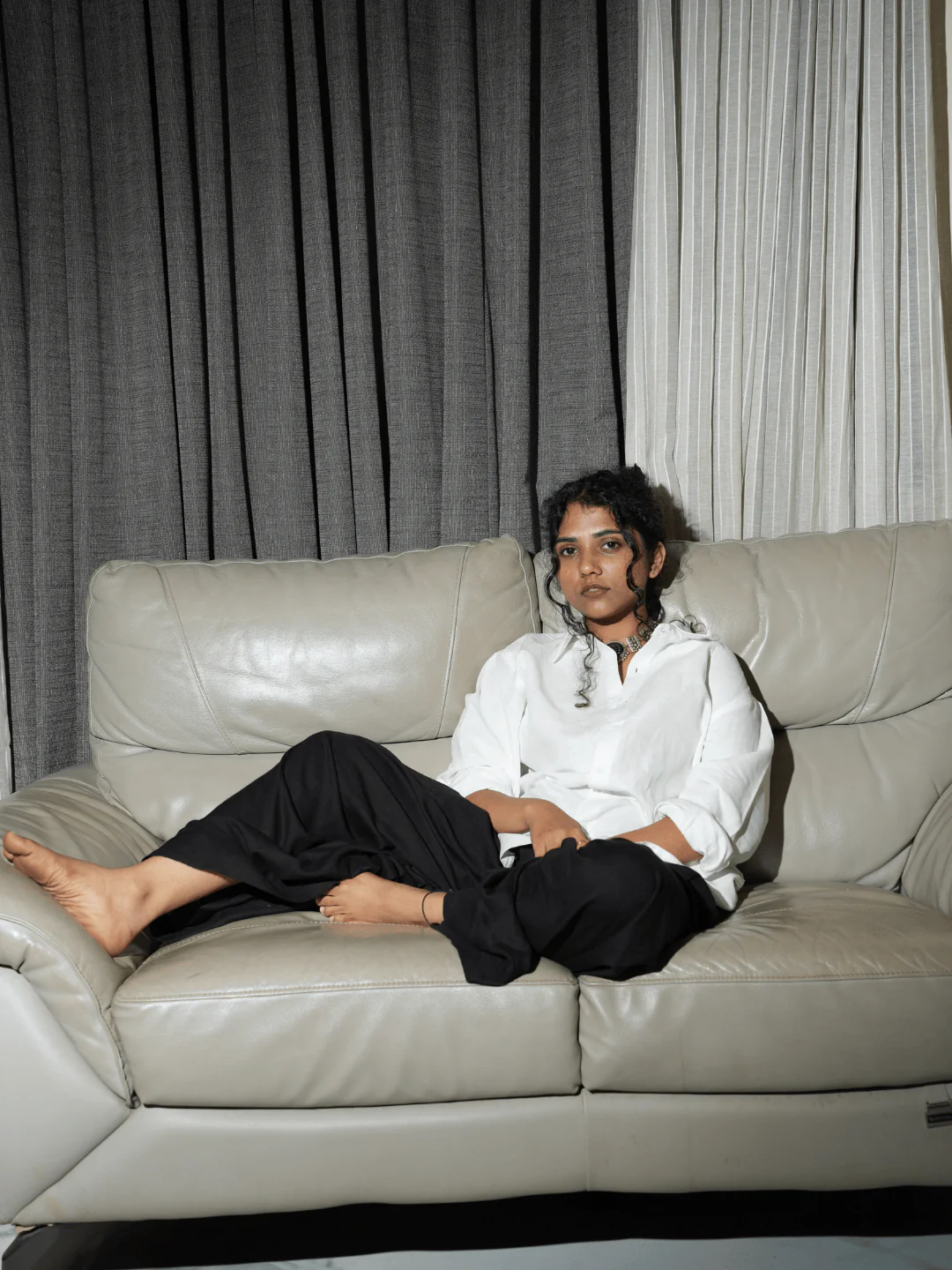 Oversized White Linen Shirt - Image 4
