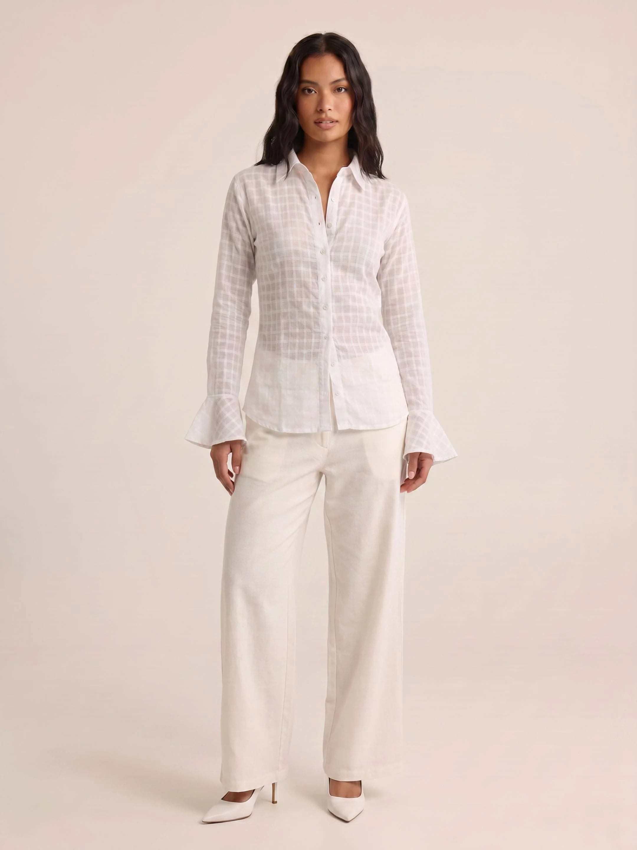Dua Jacquard Corset Shirt - Image 5