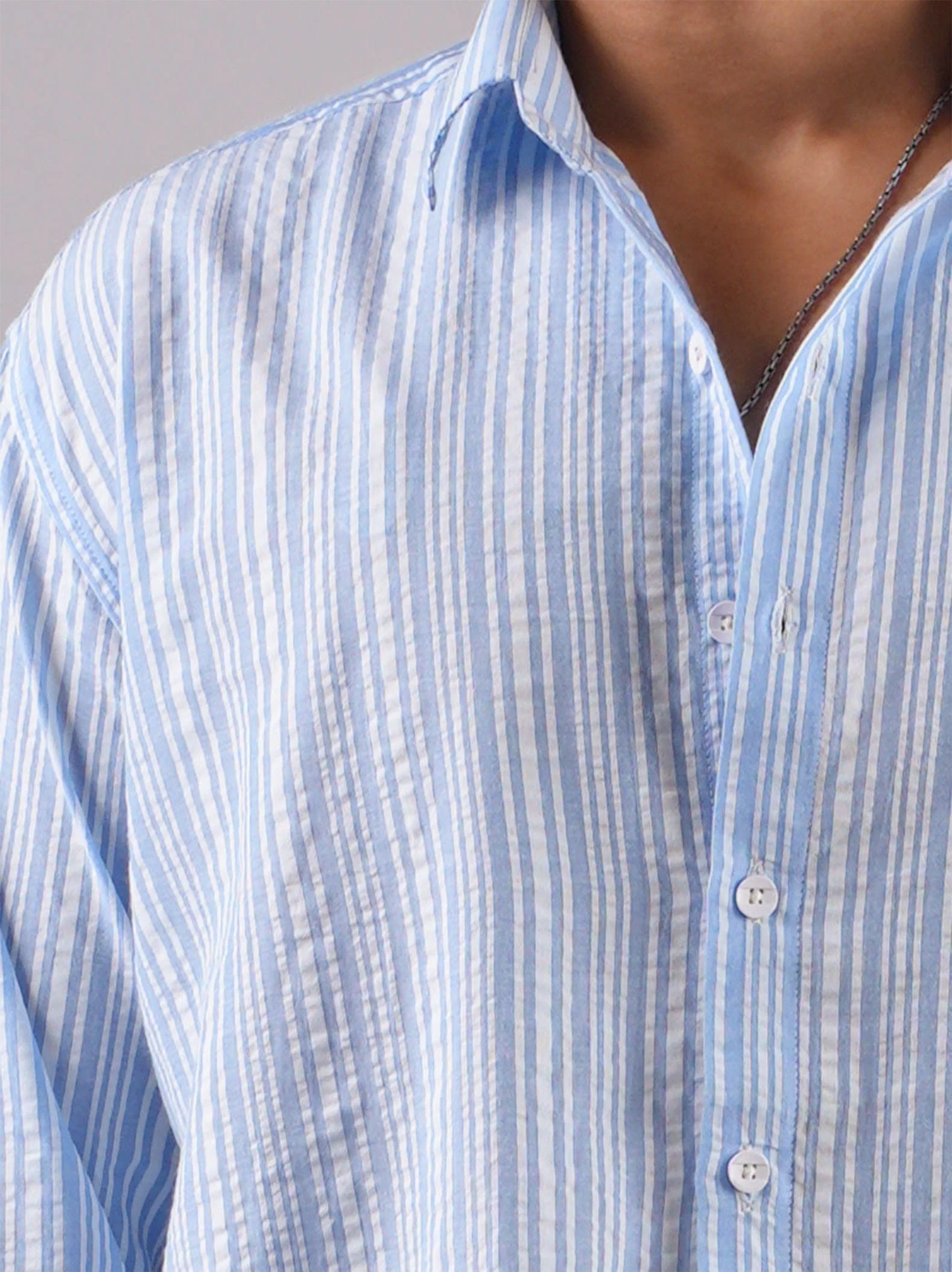 Gul Striped Crop Shirt - Image 5