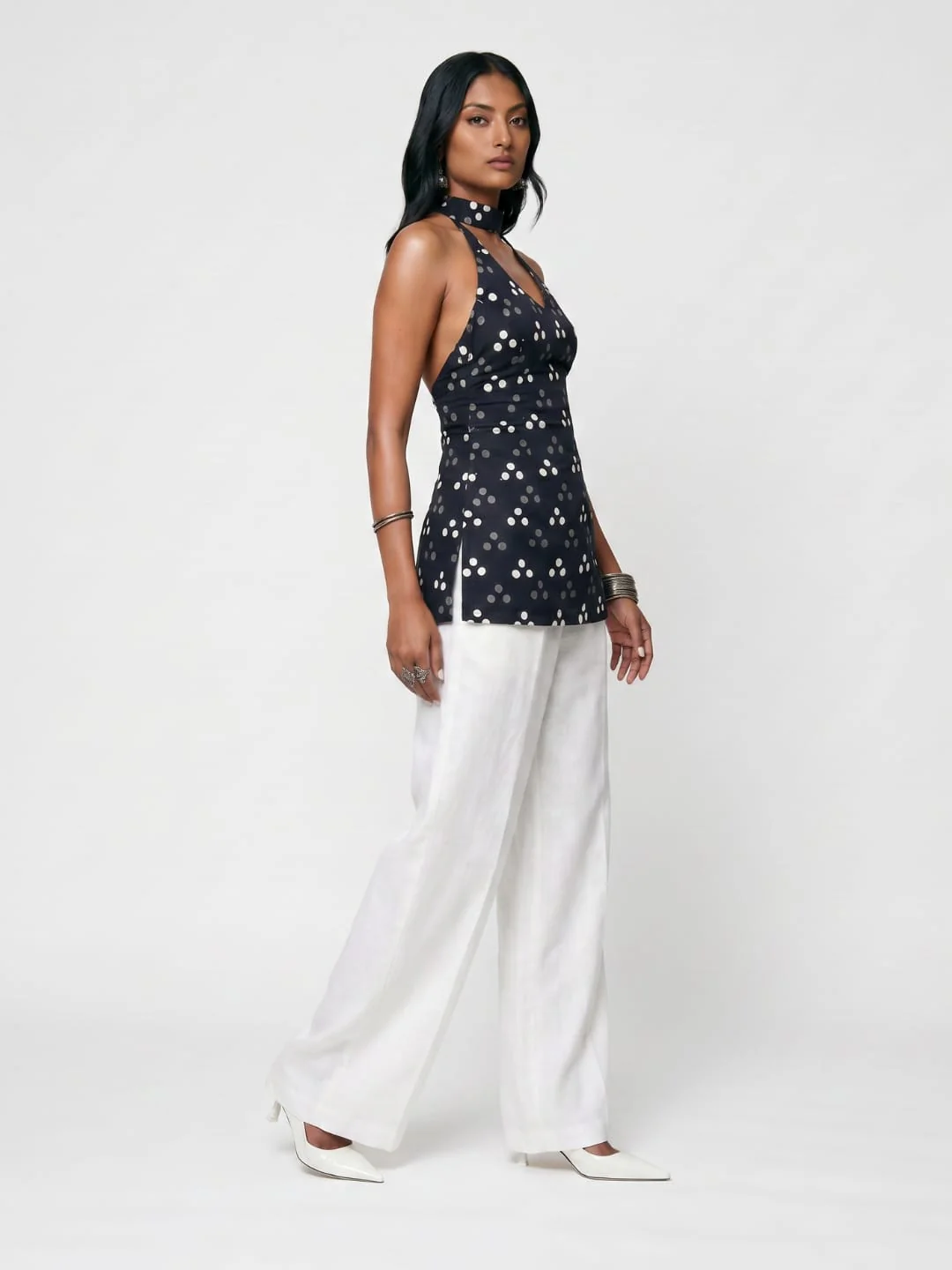 Haya Keyhole Halterneck Kurti - Image 3