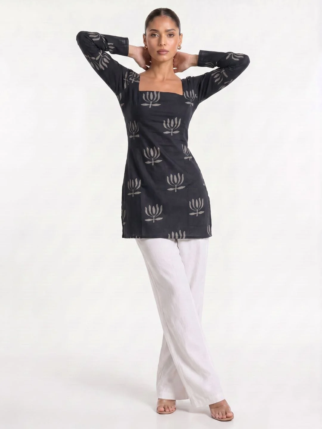 Heer Sleeved Corset Kurti - Image 5