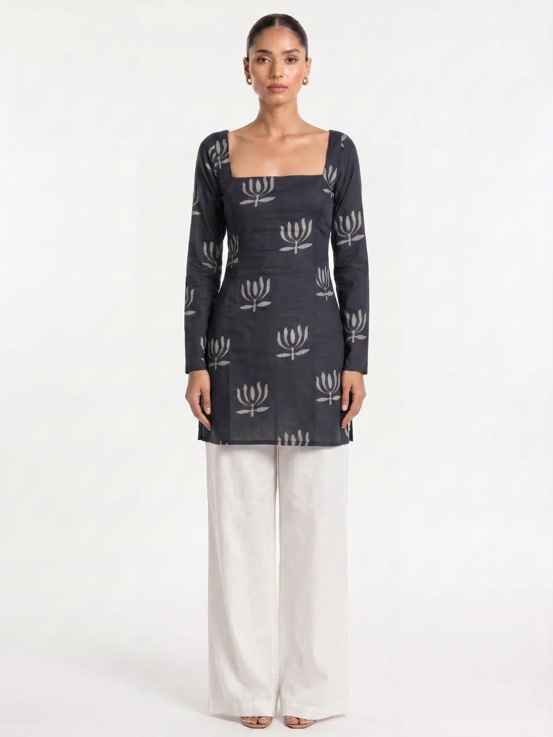 Heer Sleeved Corset Kurti - Image 6