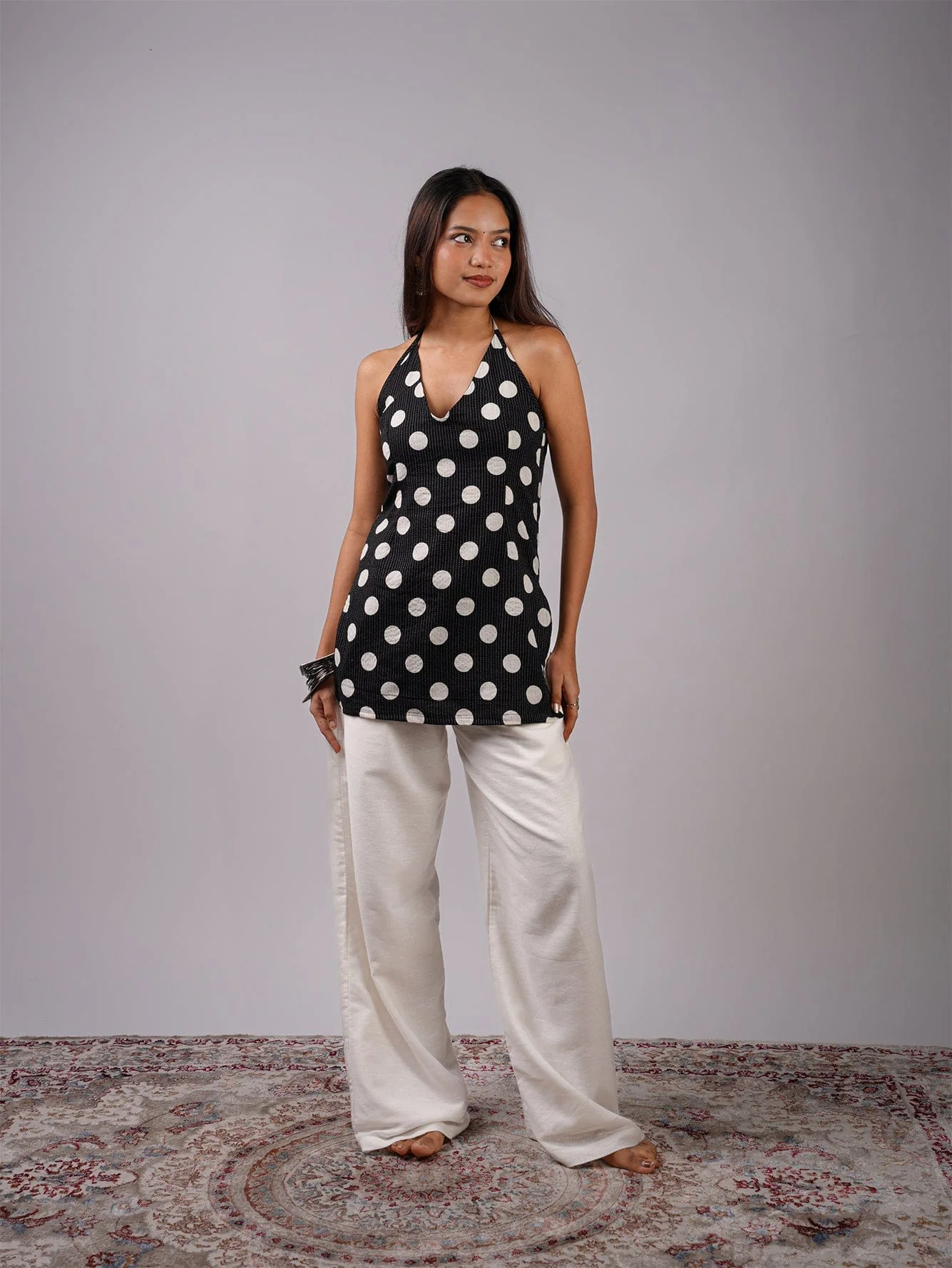 Hiya Halter Neck Corset Kurti - Image 4