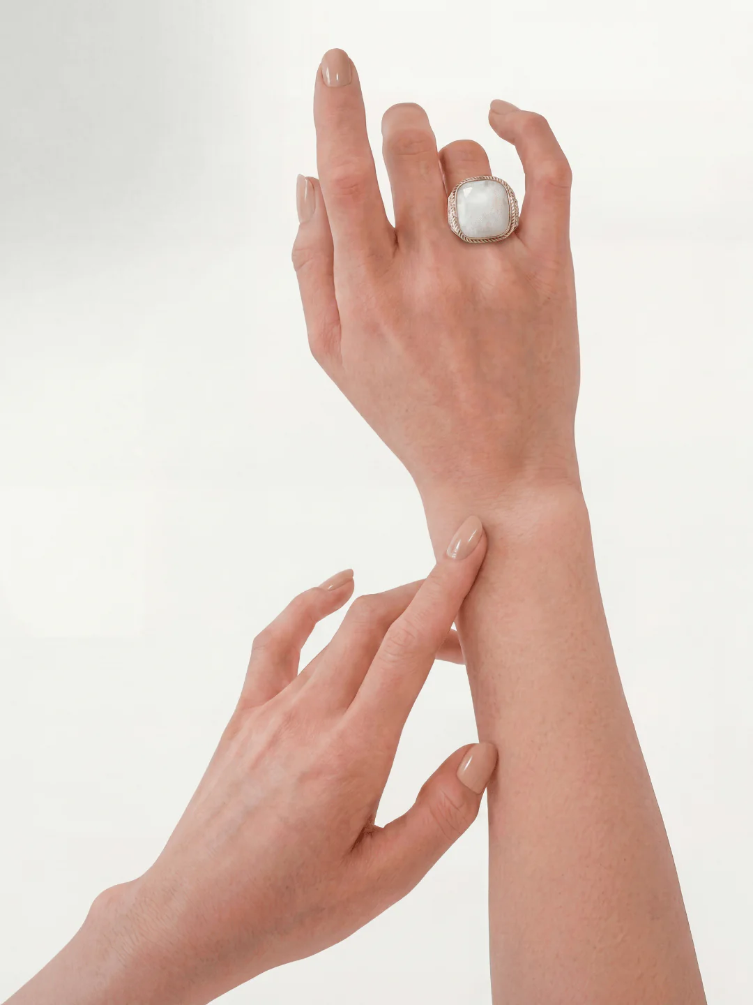 Ivory Stone Ring - Image 2