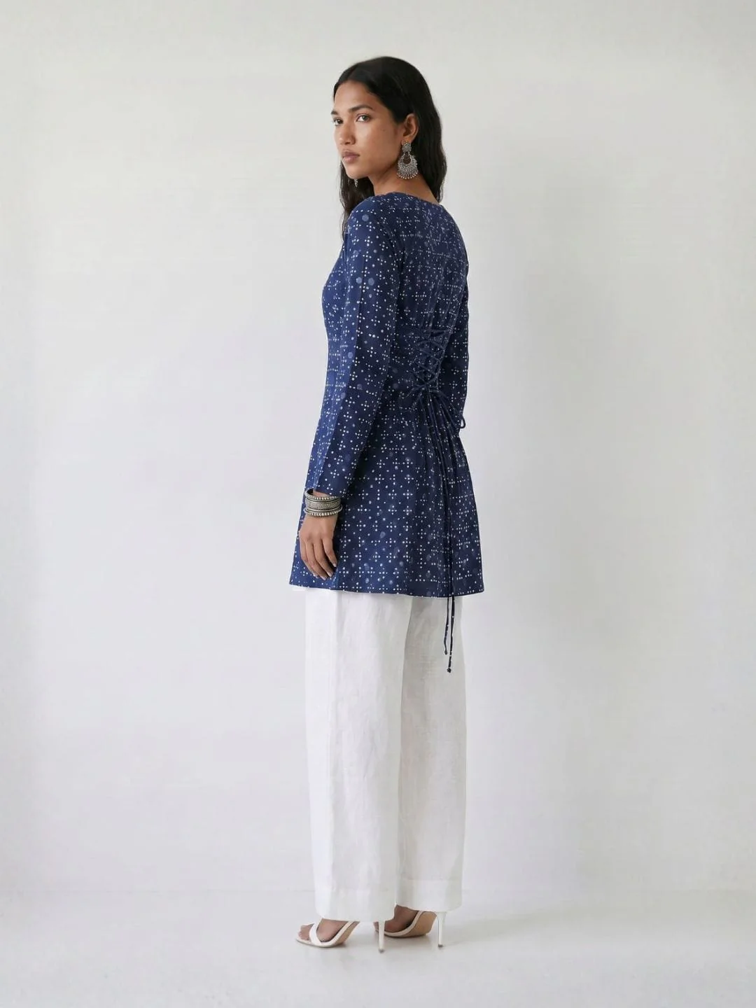 Jodha Sleeved Corset Kurti - Image 3