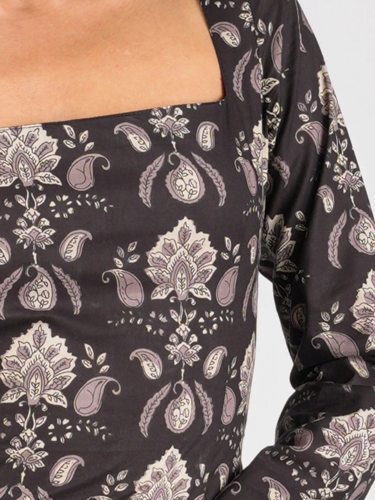 Kajal Sleeved Corset Kurti - Image 5