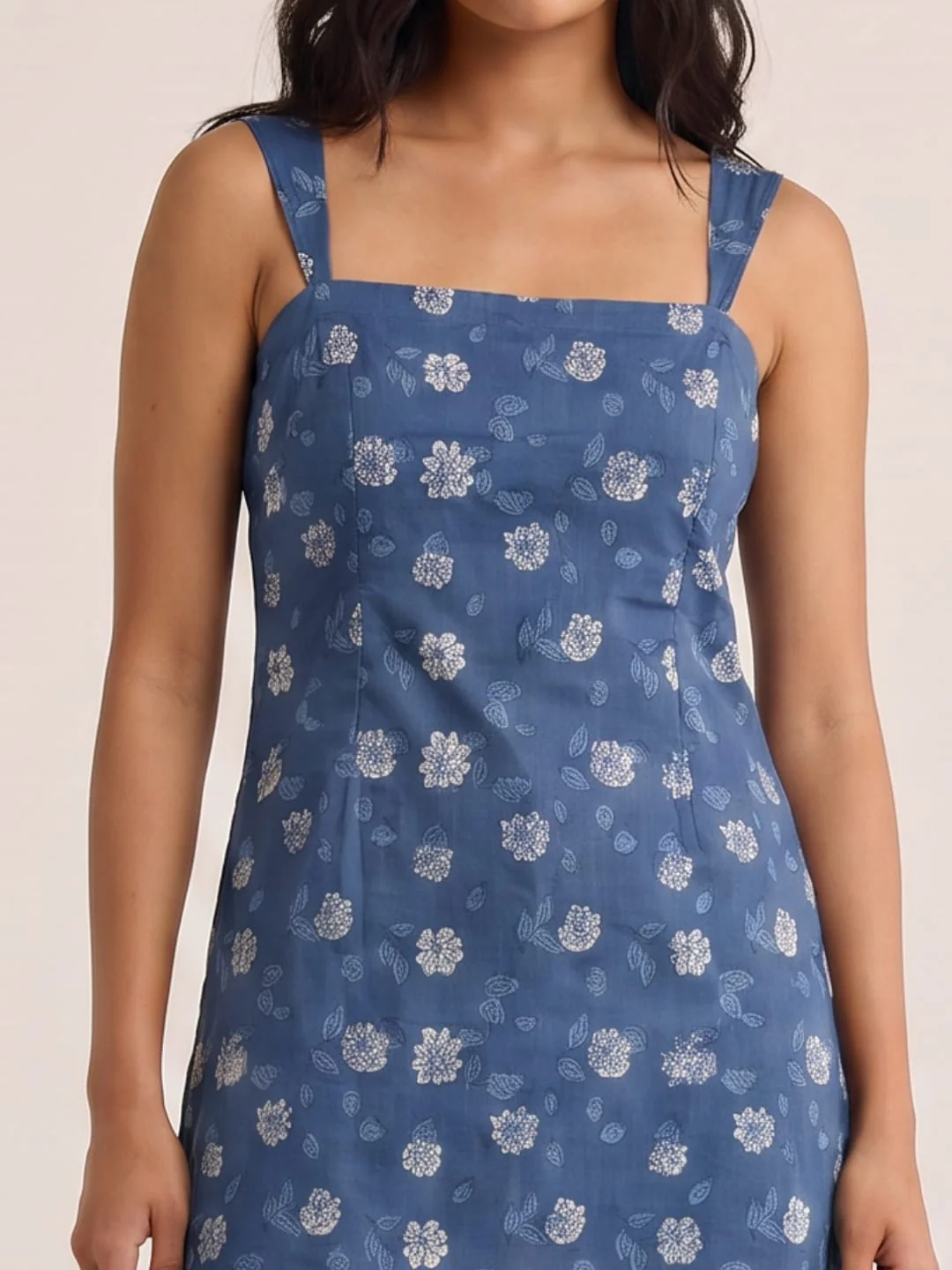 Khushi Wide Shoulder Strap Kurti - Image 4