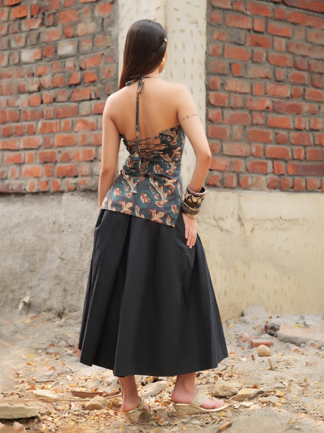 Mariya Halter Neck Corset Kurti - Image 5