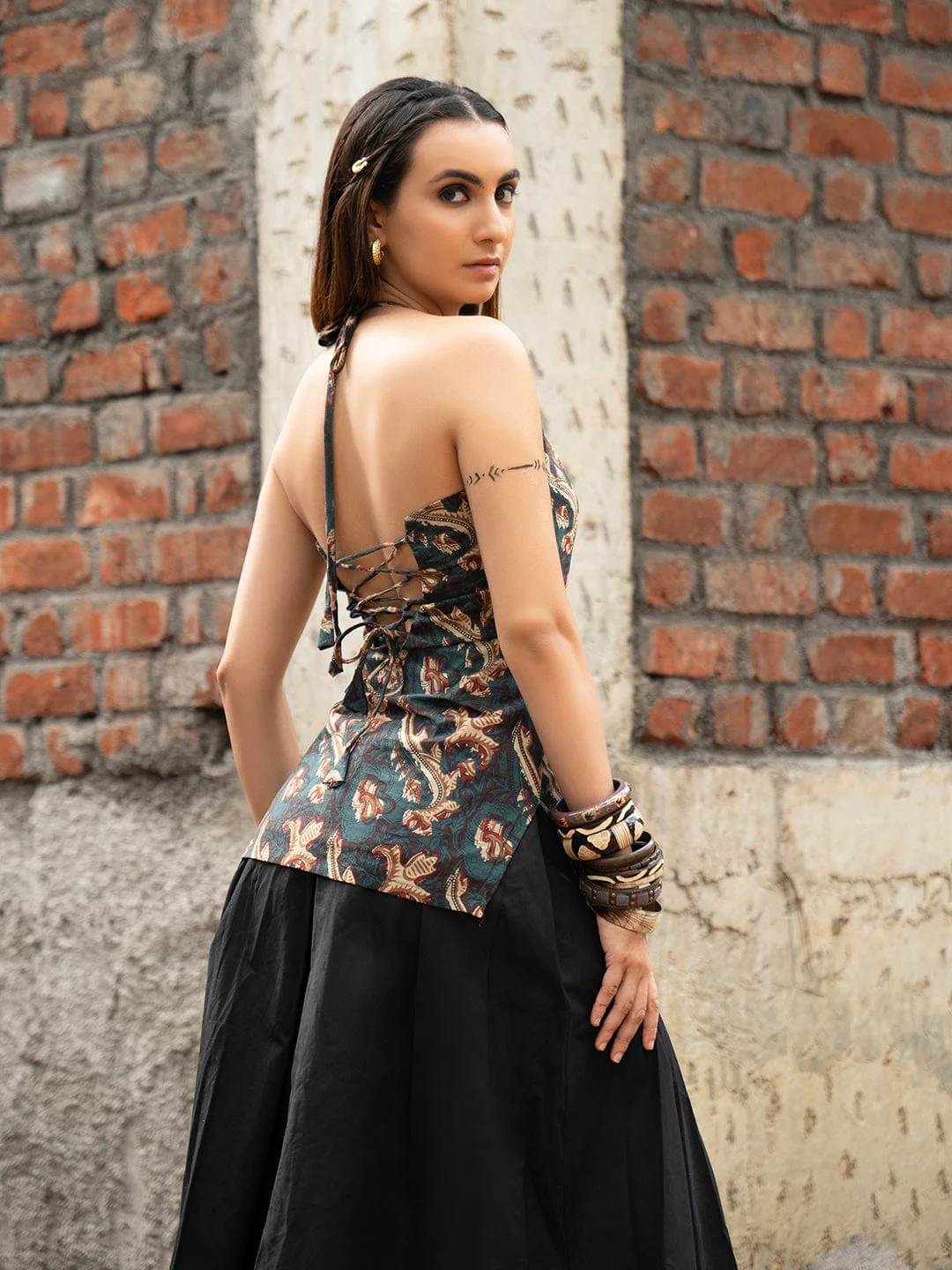 Mariya Halter Neck Corset Kurti - Image 6