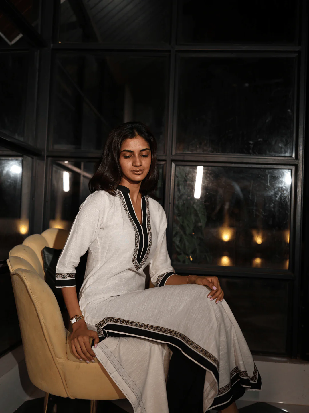 Meher Long Sleeved Kurti - Image 3