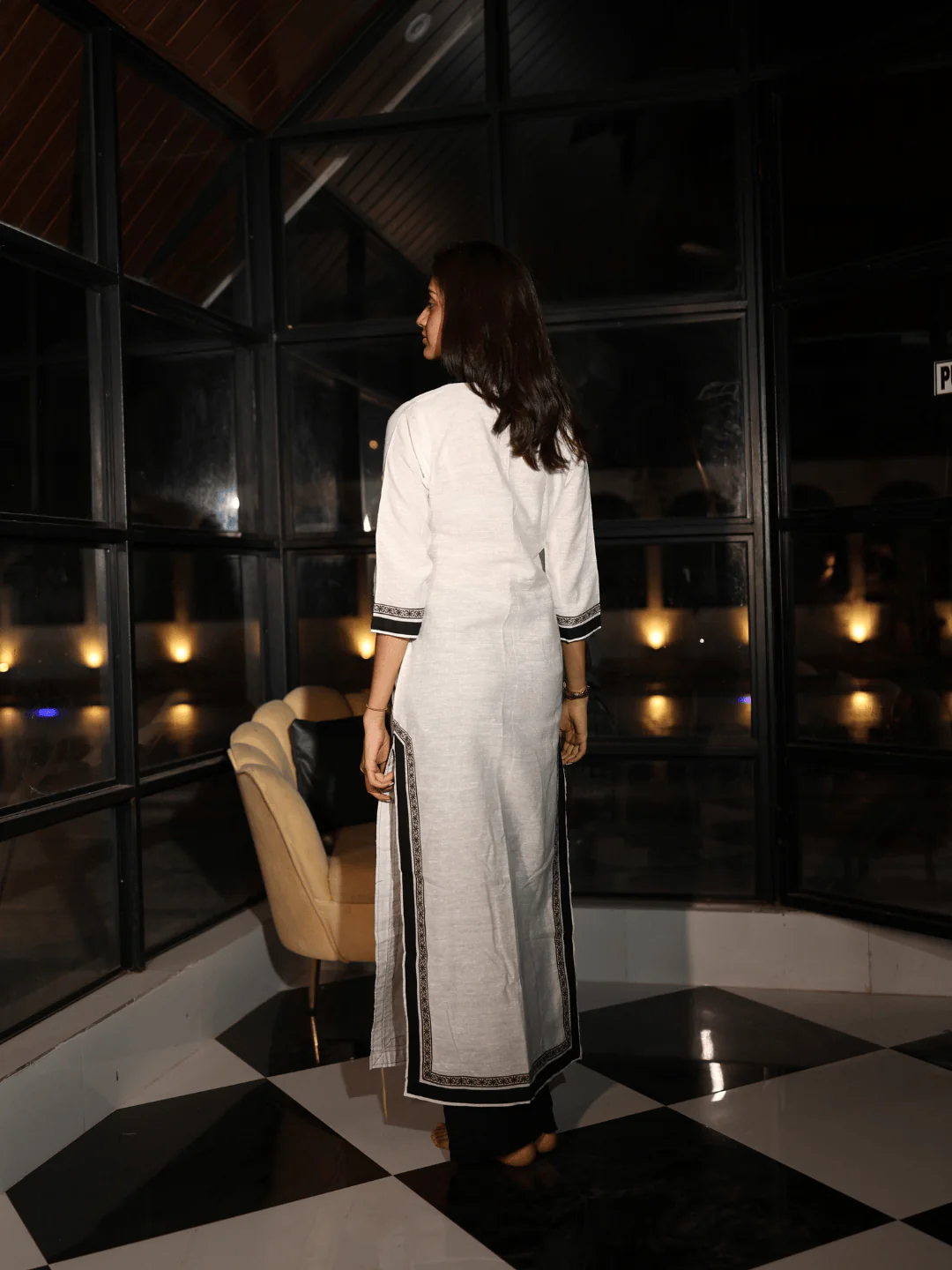Meher Long Sleeved Kurti - Image 4