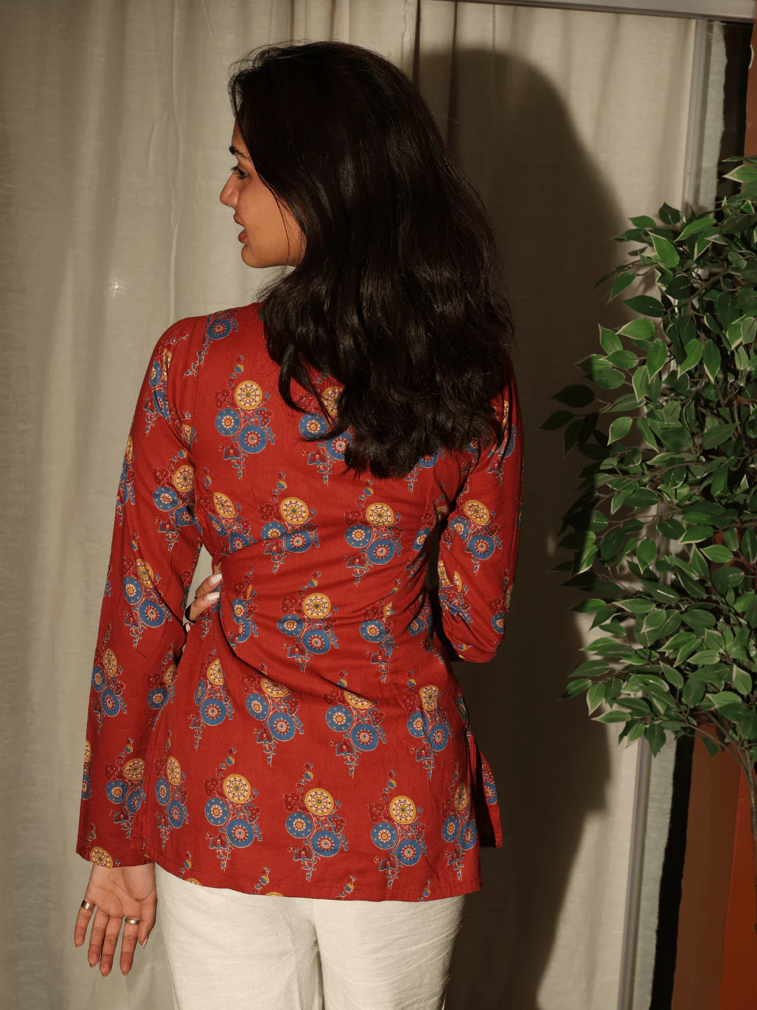 Nargis sleeved modest kurti - Image 4