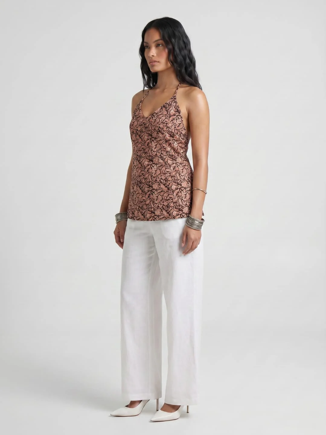 Nazm Halterneck Kurti - Image 3