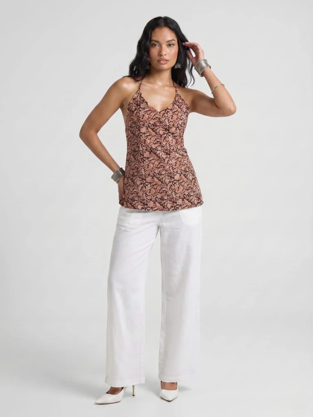 Nazm Halterneck Kurti - Image 4