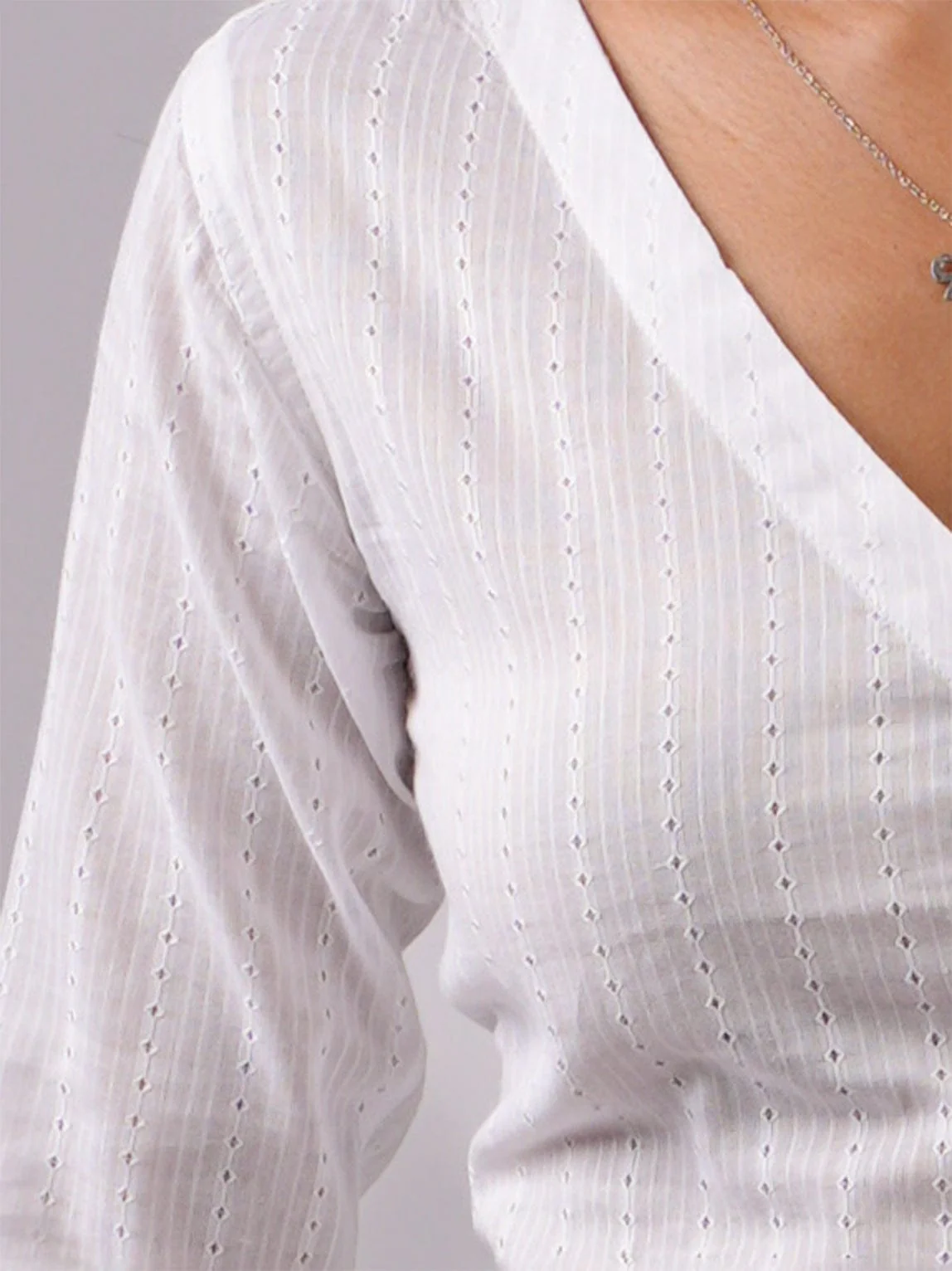 Neer Jacquard Corset Shirt - Image 5