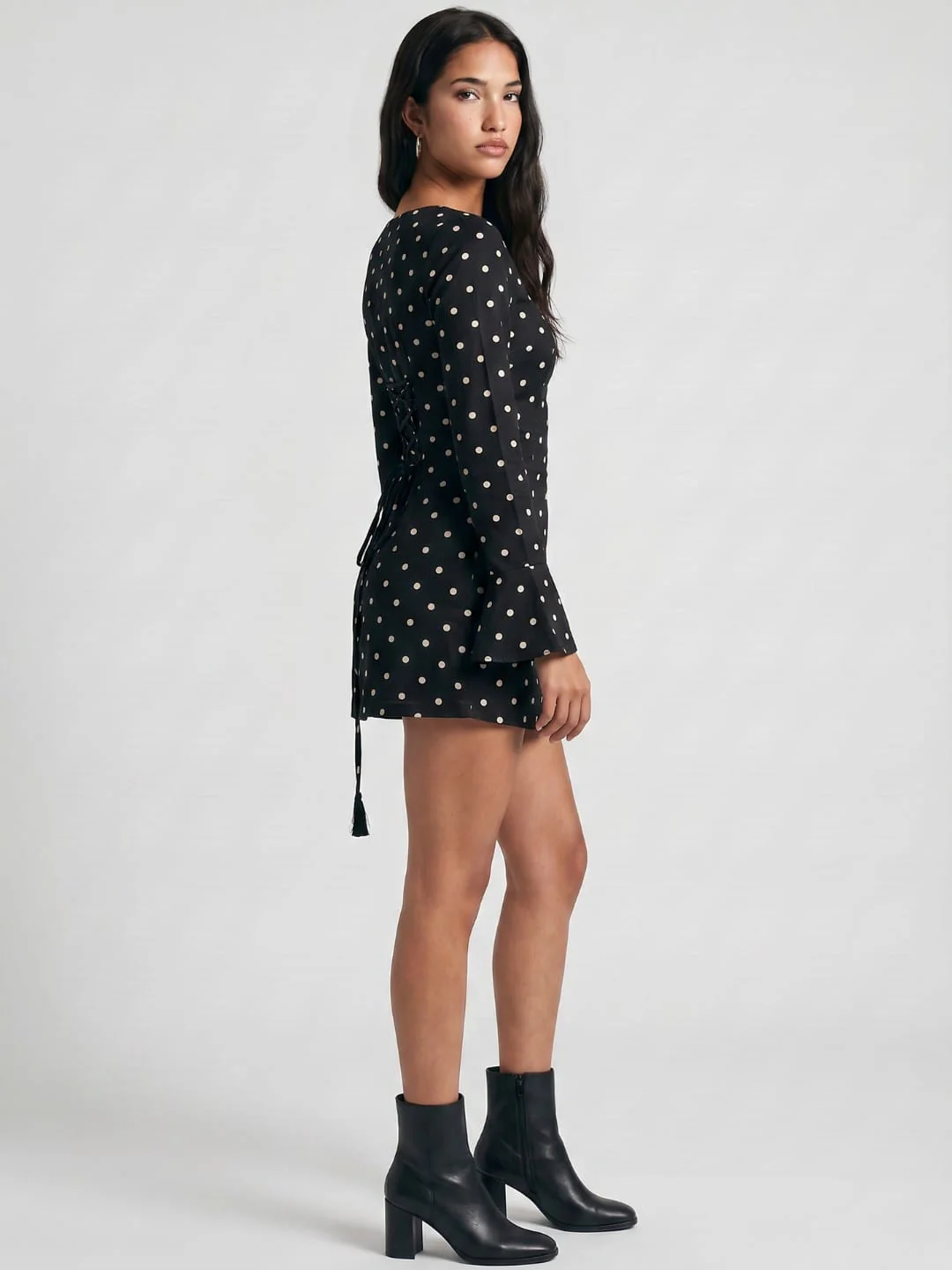 Nora Polka Corset Dress - Image 3