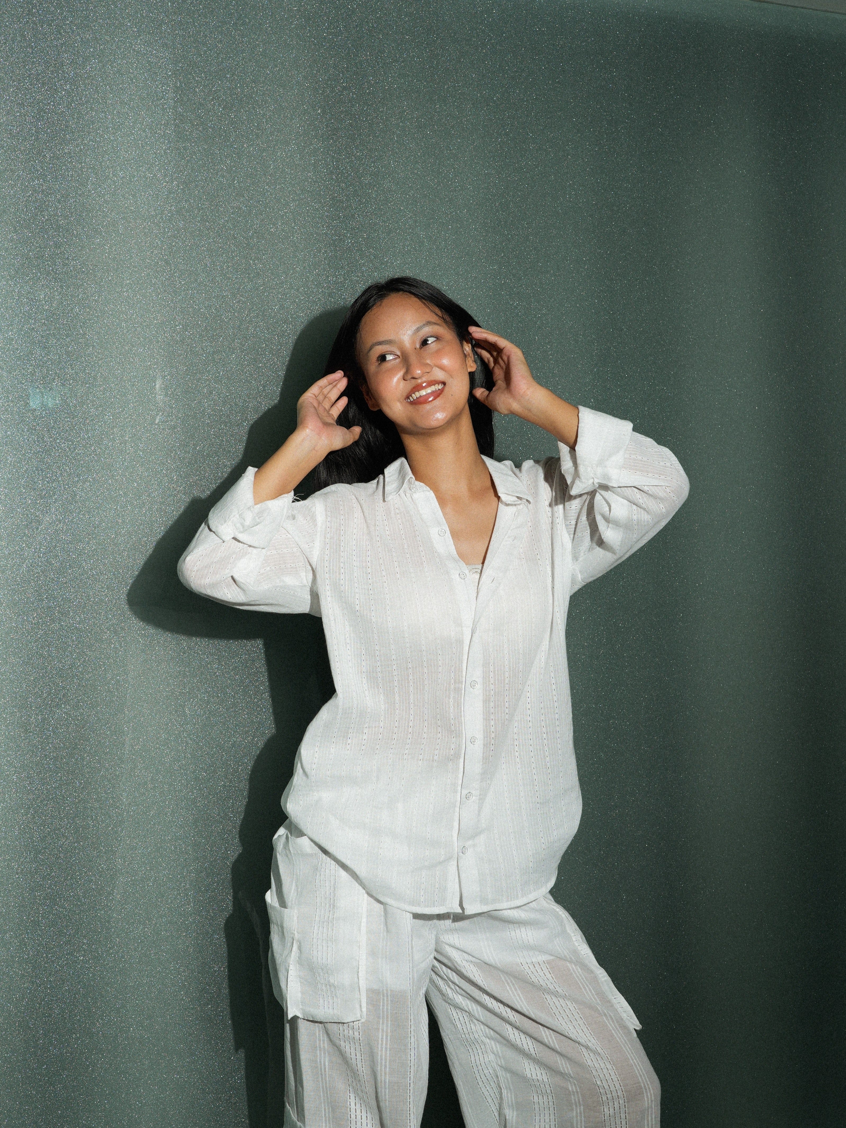 Oversized Jacquard Shirt - Image 3