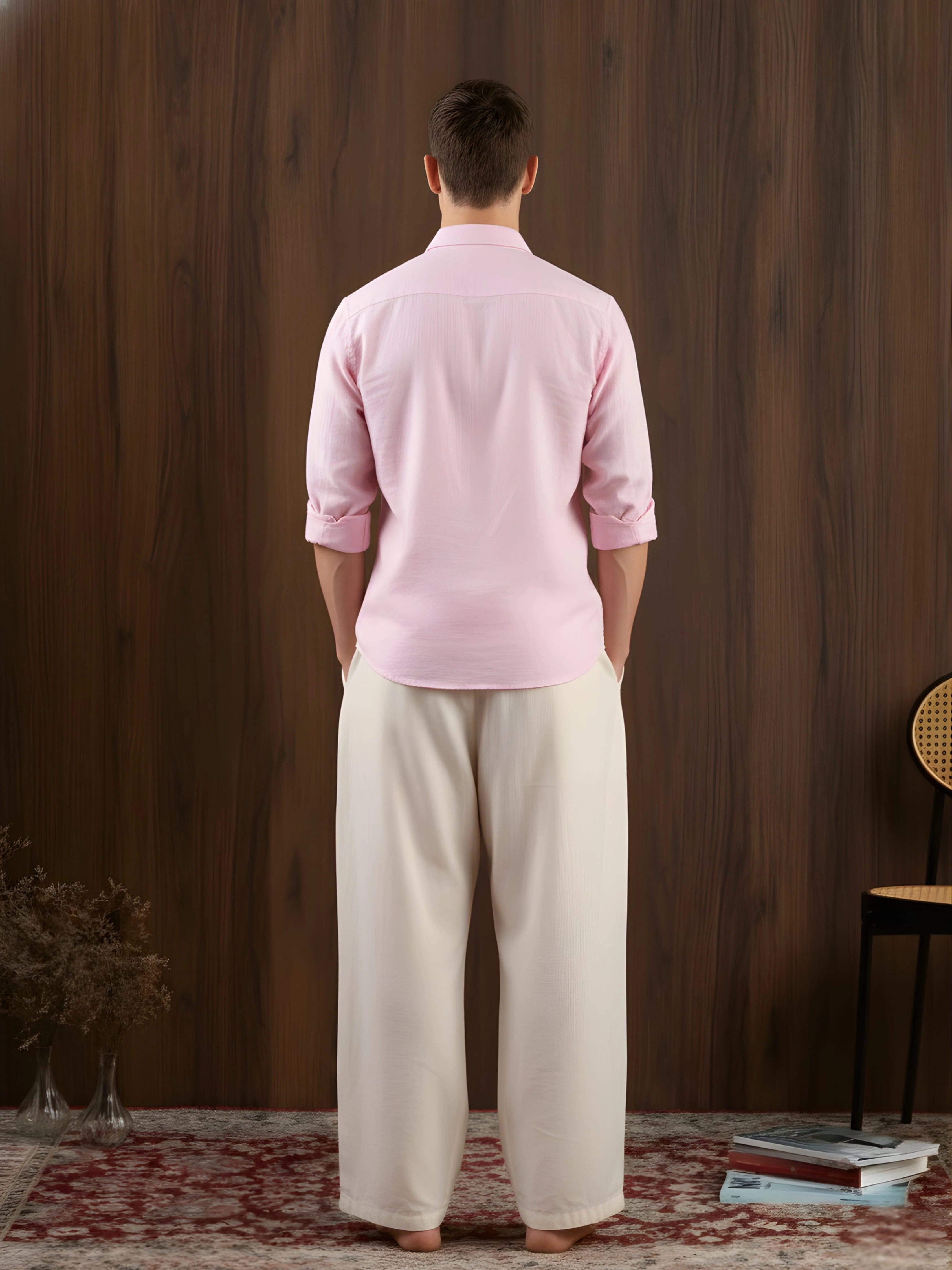 Param Fitted Linen Shirt - Image 4