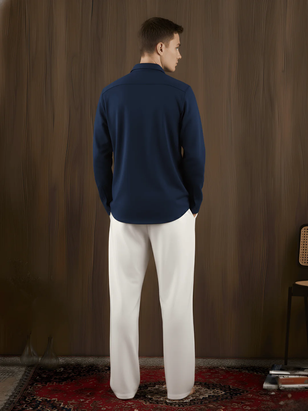 Raghav Linen Fitted Shirt - Image 4