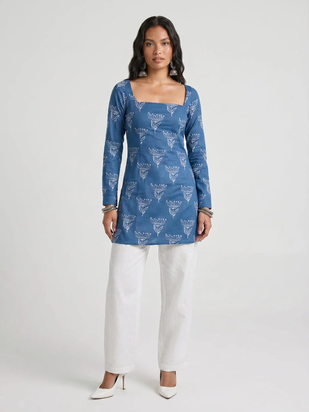 Reet Sleeved Corset Kurti - Image 5