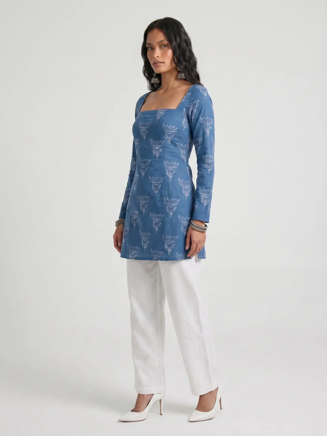 Reet Sleeved Corset Kurti - Image 6