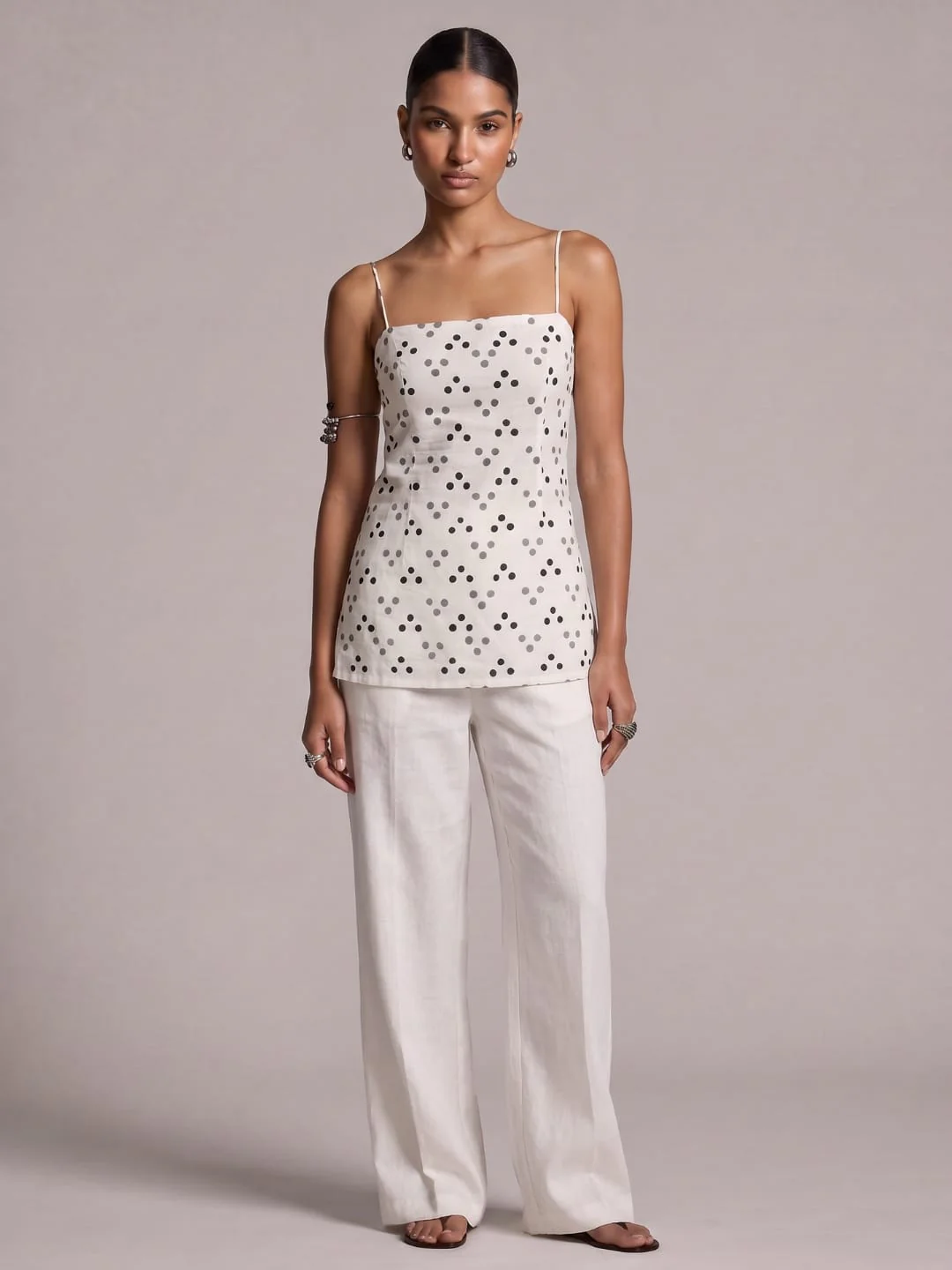 Rish Noodle Strap Short Kurti - Image 4
