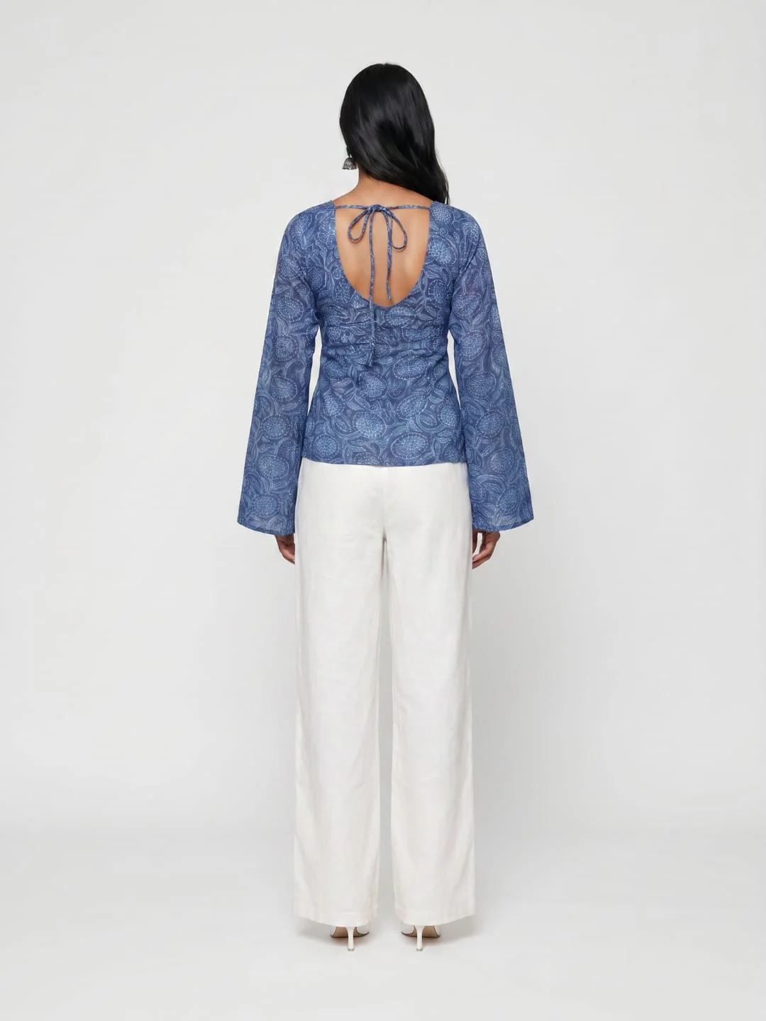 Riwaya Bell Sleeved Top - Image 2